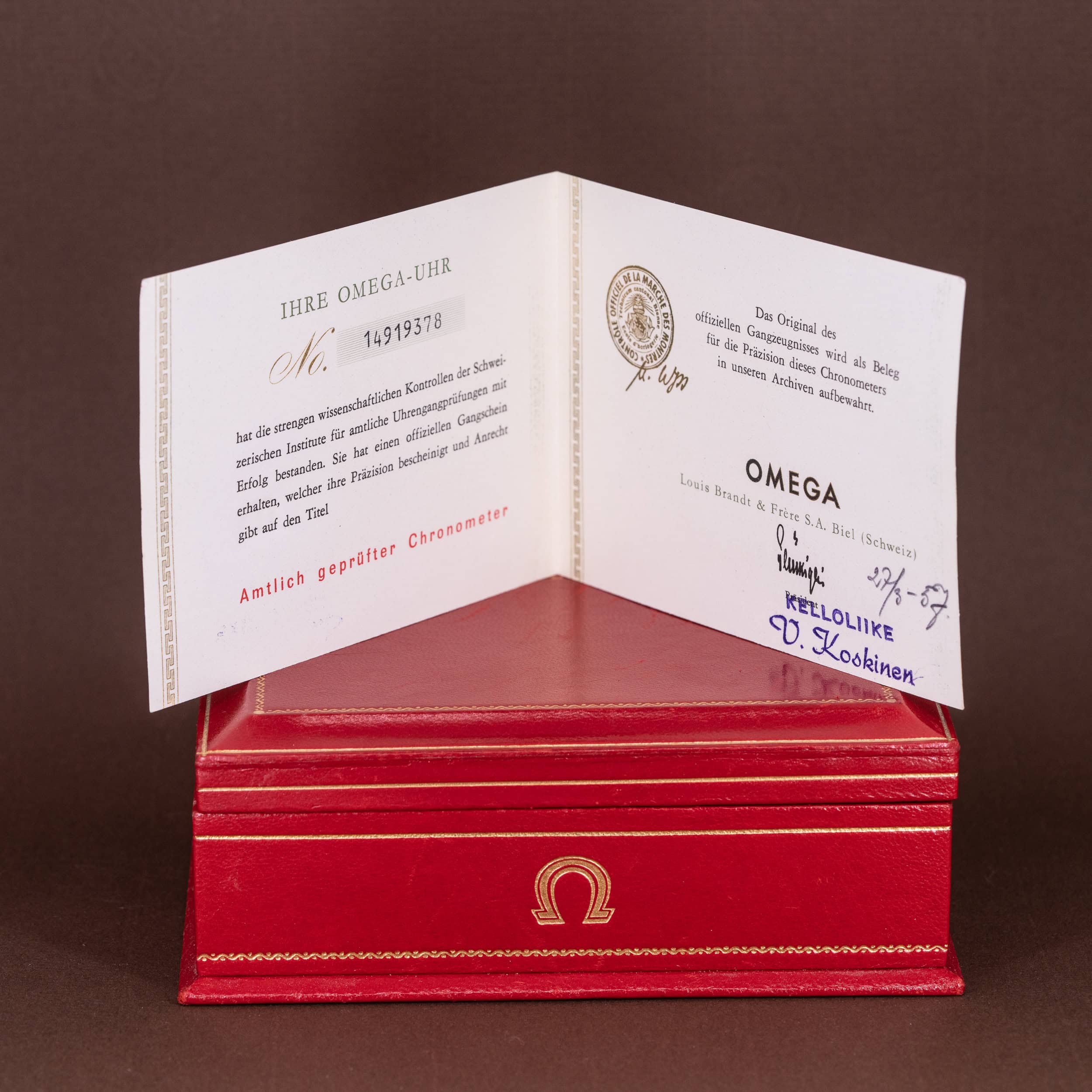 Omega Constellation CK 2782 vuodelta 1957 FULL-SET - Image 8