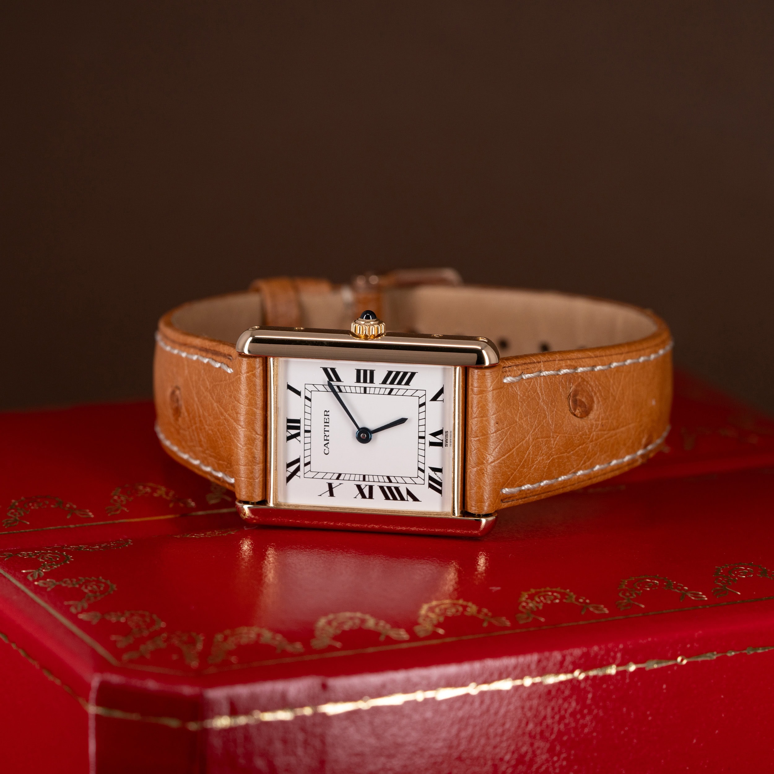 18k Cartier Tank Louis Cartier - Image 4