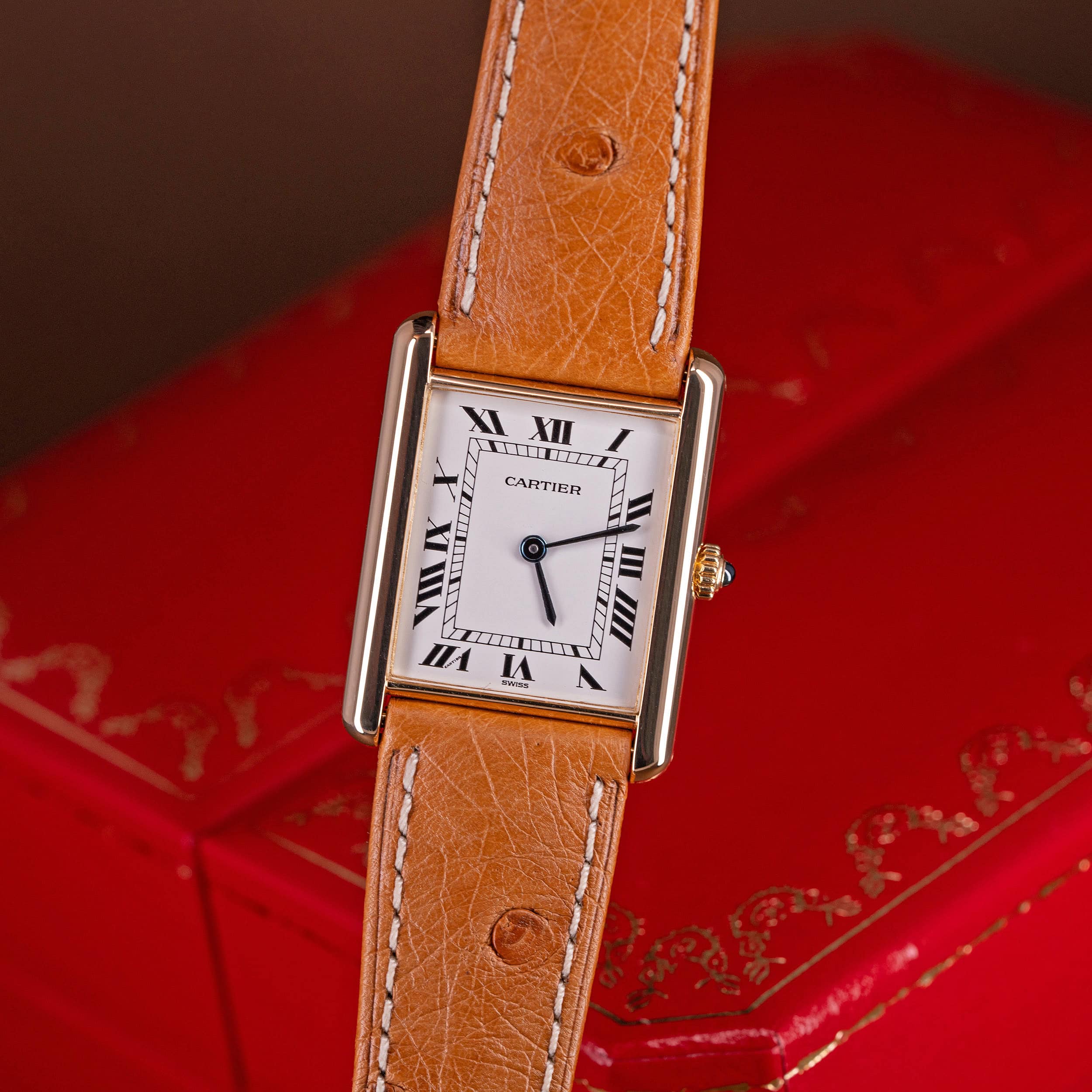 18k Cartier Tank Louis Cartier - Image 3