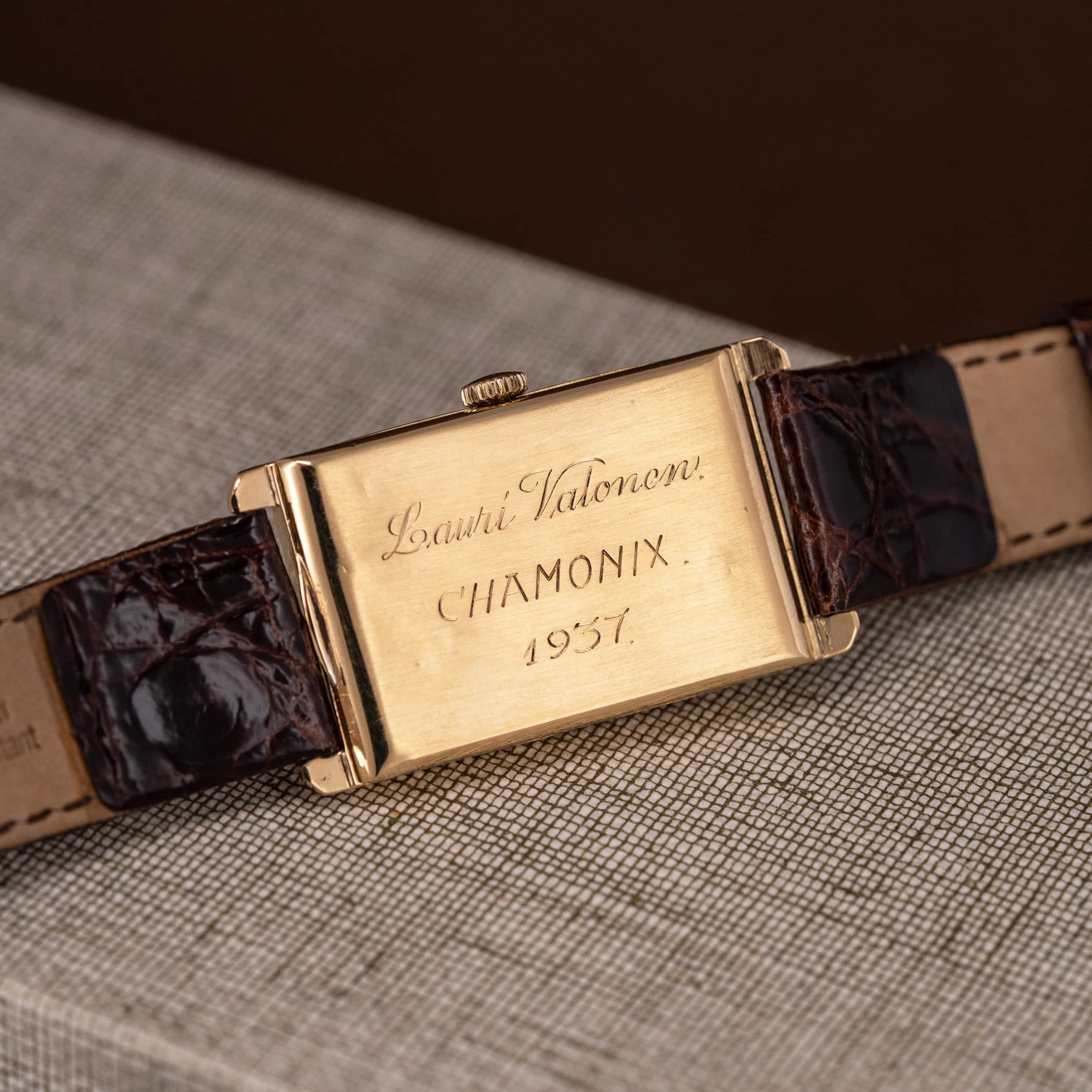 18k Laverna Art-Deco "Lauri Valonen, Chamonix 1937" - Image 6