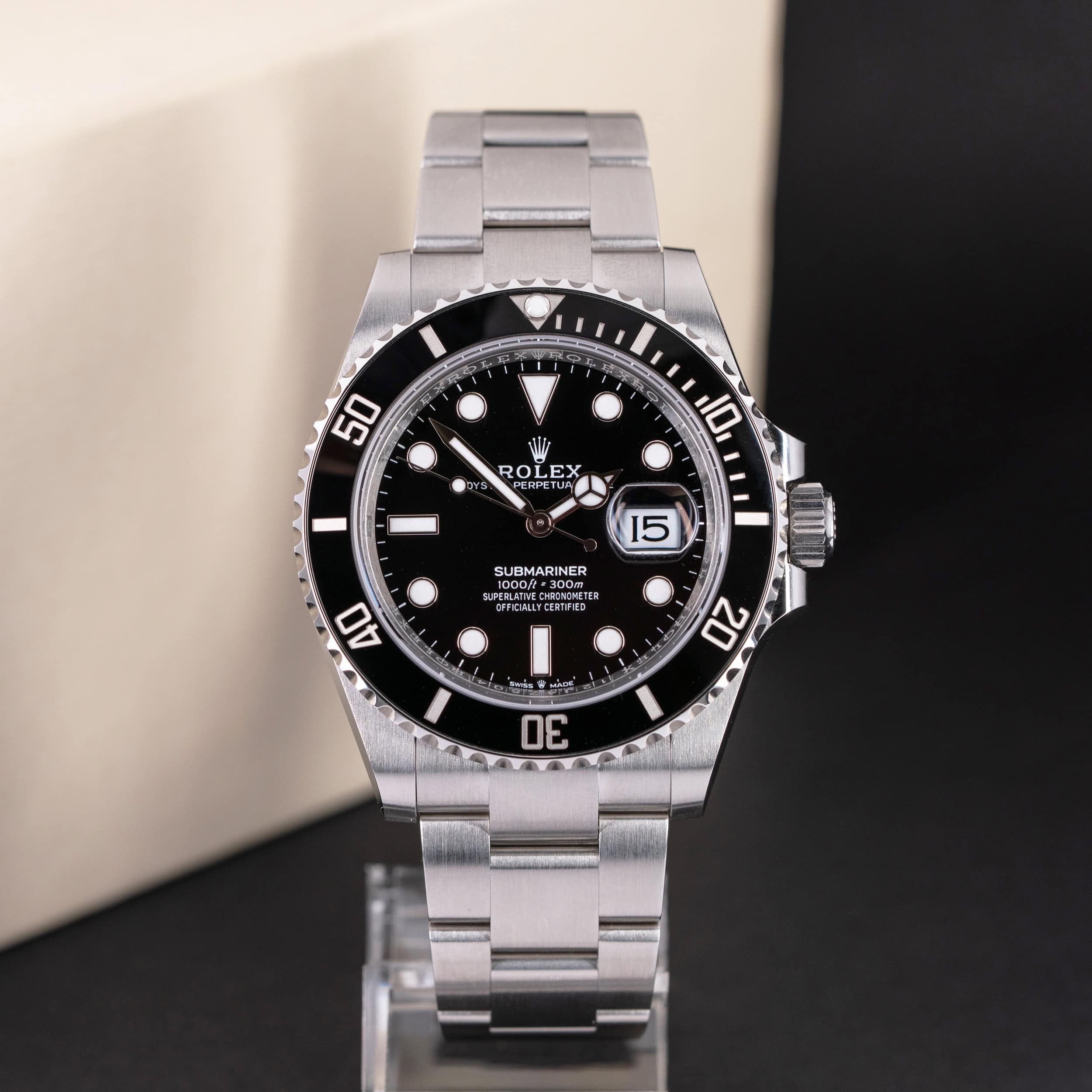 Rolex Submariner 126610LN vuodelta 2025 FULL-SET