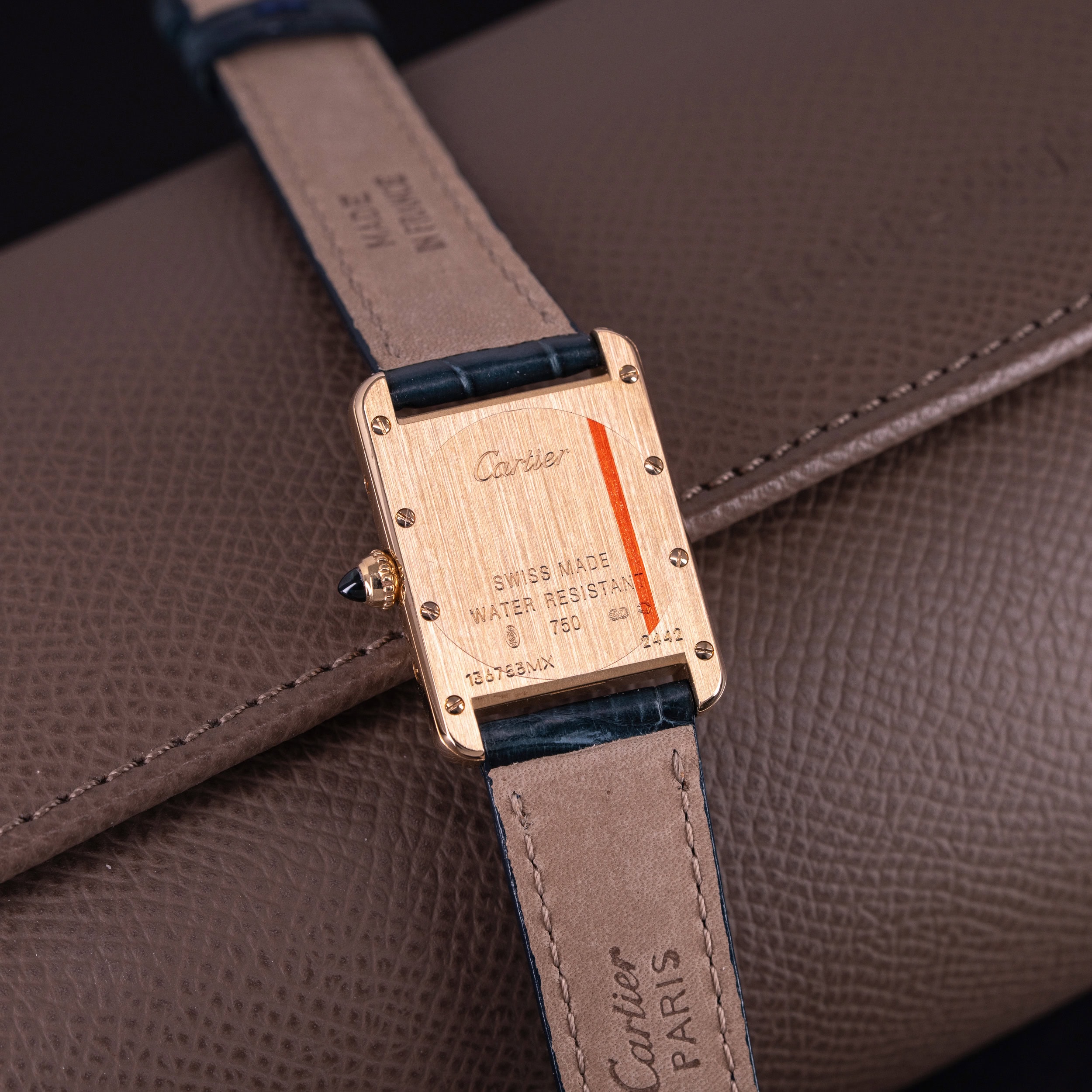 18k Cartier Tank Louis Cartier ref. 2442 - Image 6