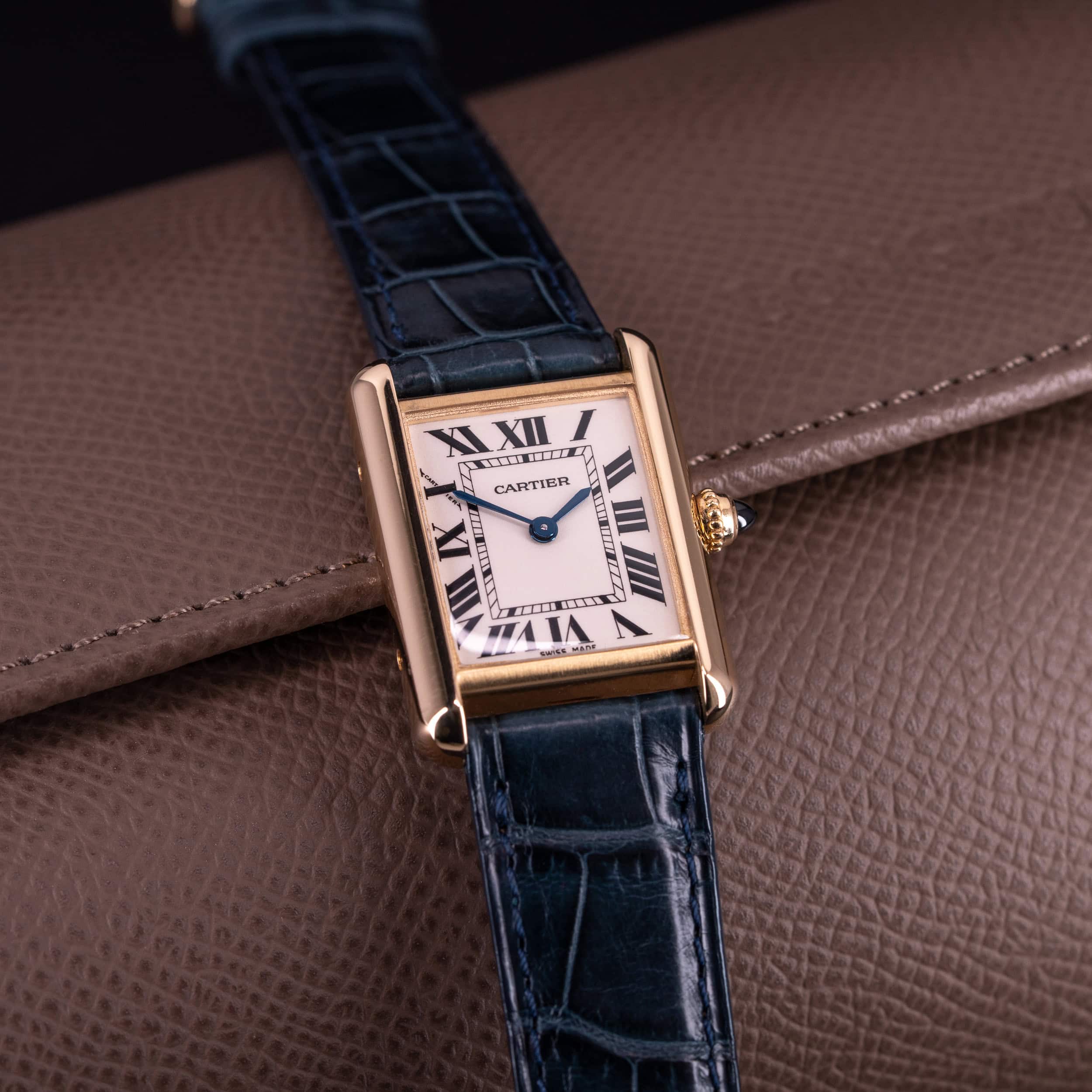 18k Cartier Tank Louis Cartier ref. 2442