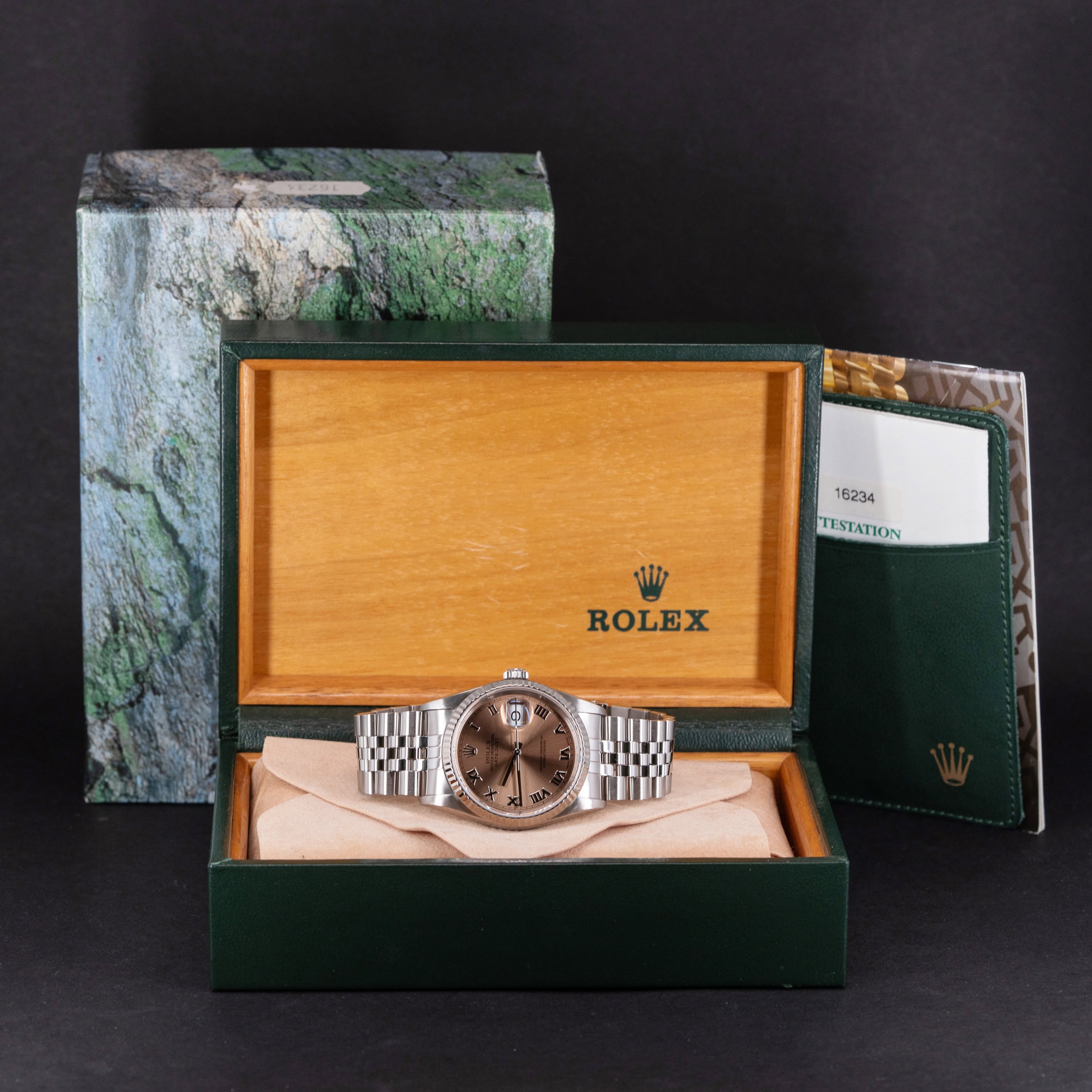 Rolex Datejust 16234 vuodelta 1998 FULL-SET - Image 10