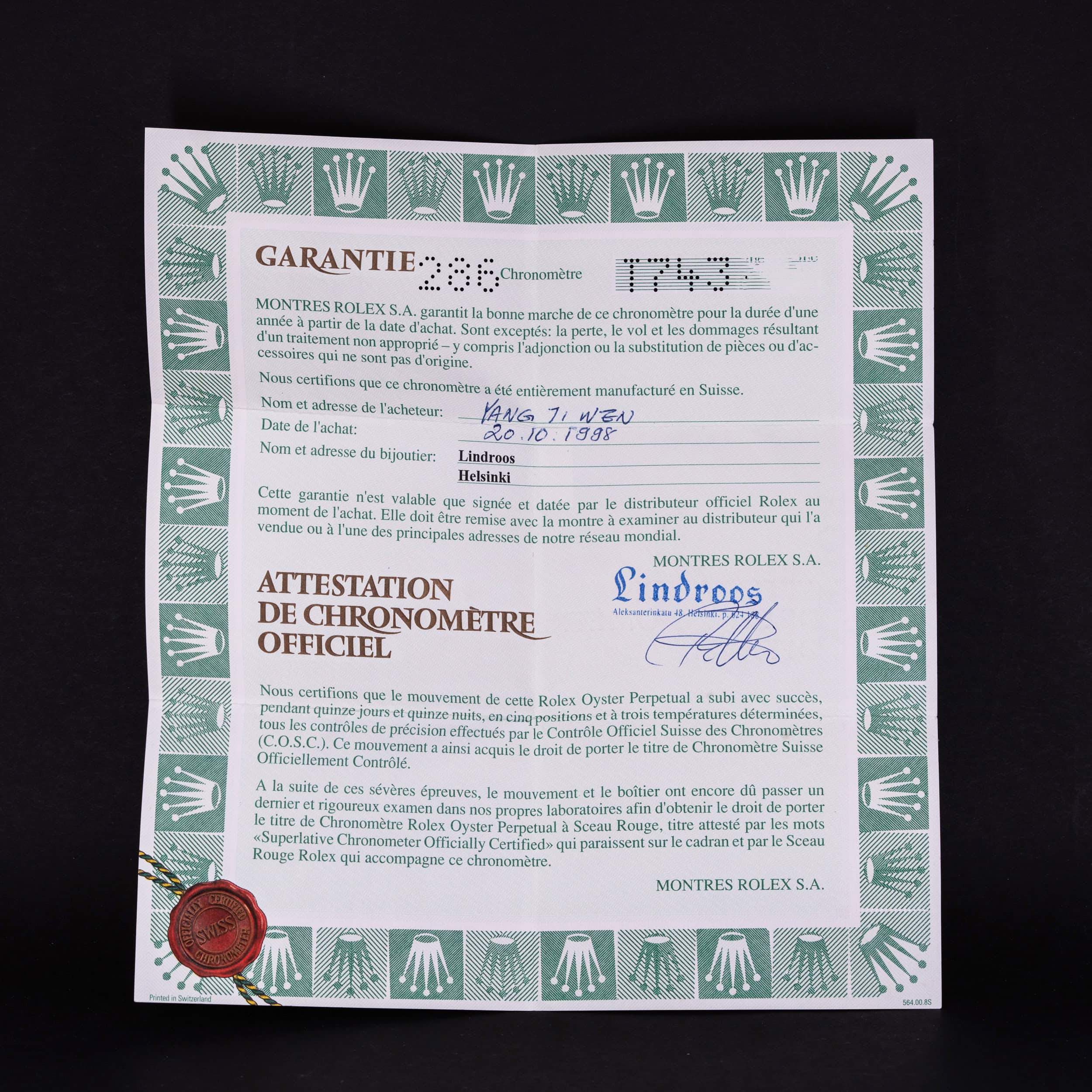 Rolex Datejust 16234 vuodelta 1998 FULL-SET - Image 11