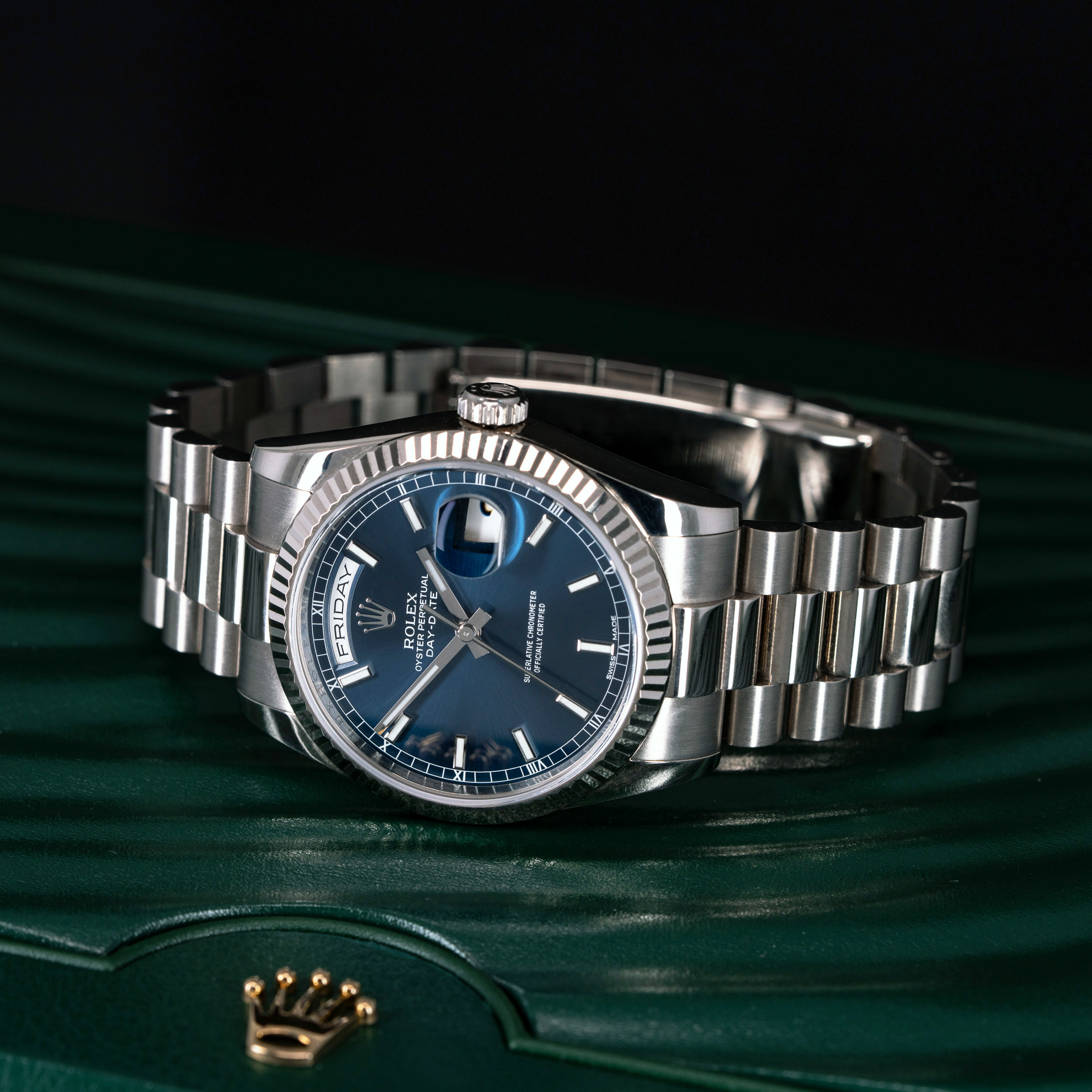 18k Rolex Day-Date 118239 vuodelta 2015, FULL-SET - Image 5