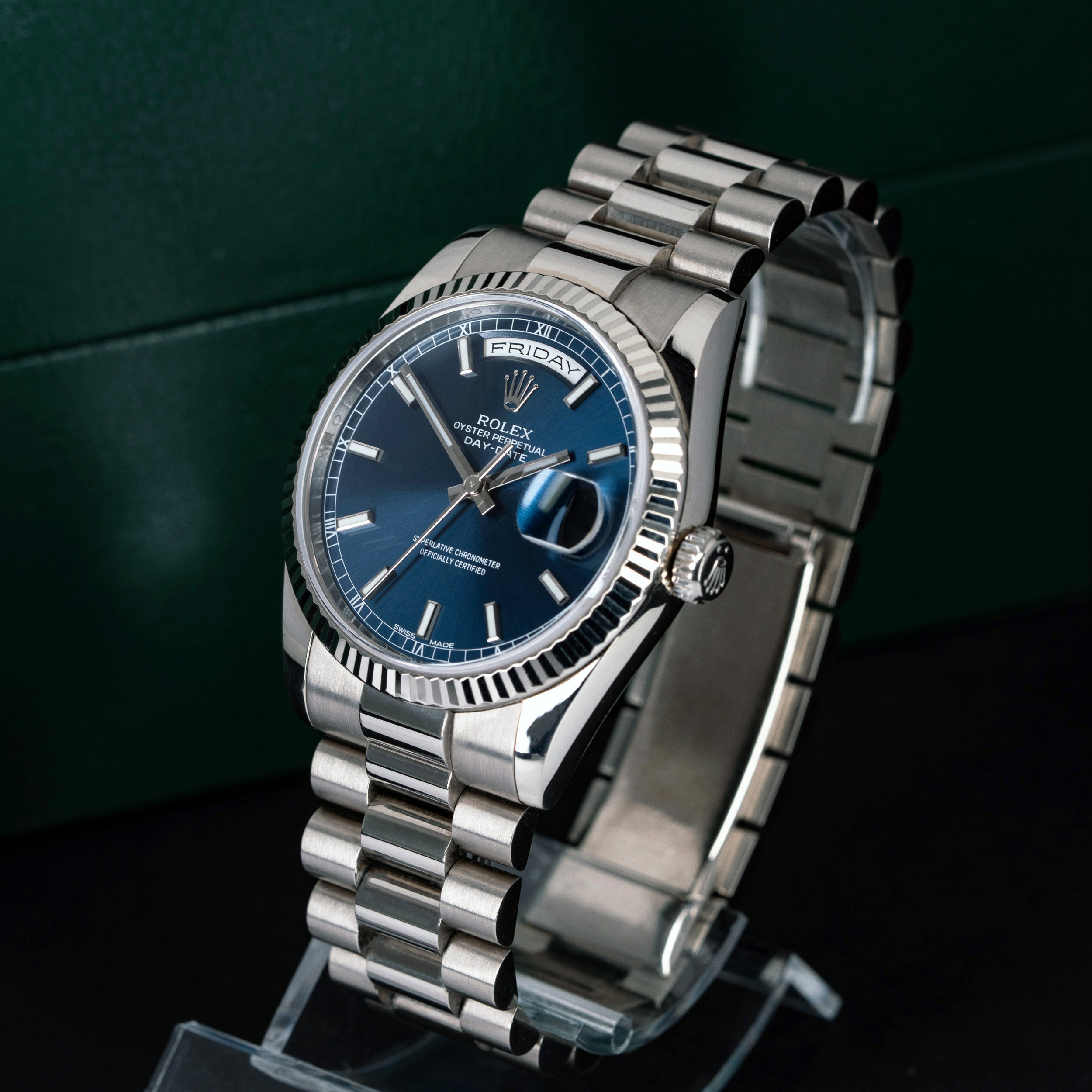 18k Rolex Day-Date 118239 vuodelta 2015, FULL-SET - Image 2