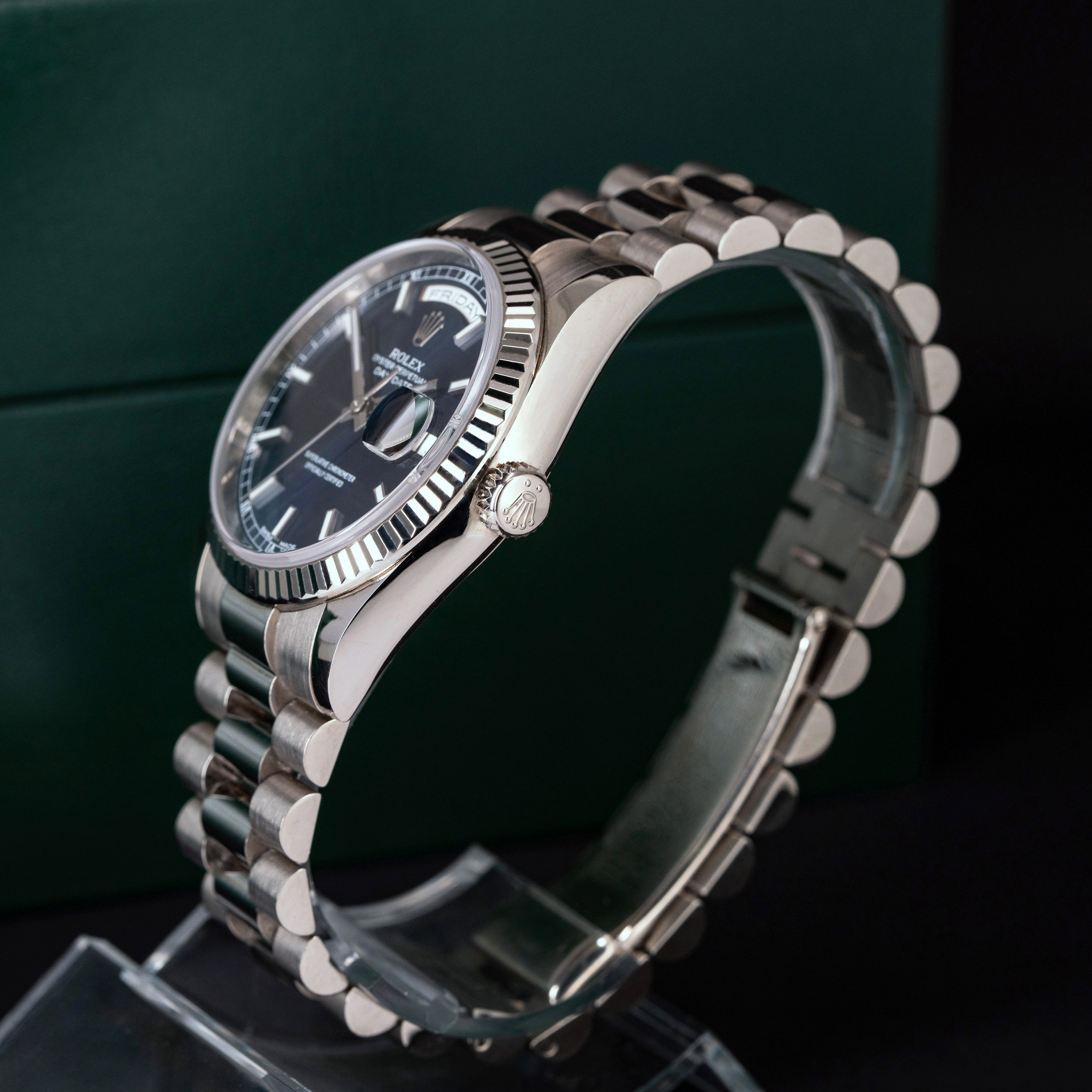 18k Rolex Day-Date 118239 vuodelta 2015, FULL-SET - Image 3