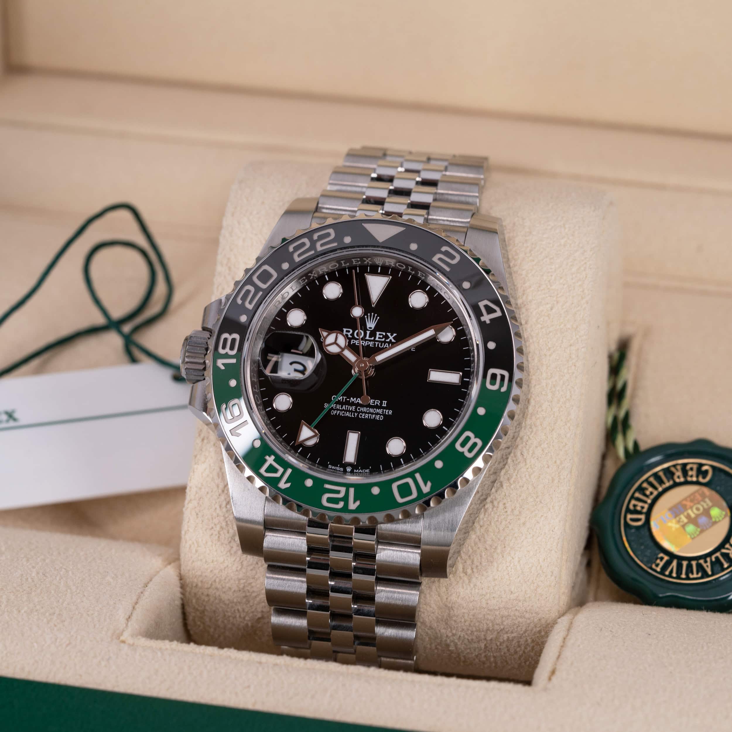 Rolex GMT-Master II "Sprite" 126720VTNR vuodelta 2024 FULL-SET - Image 8