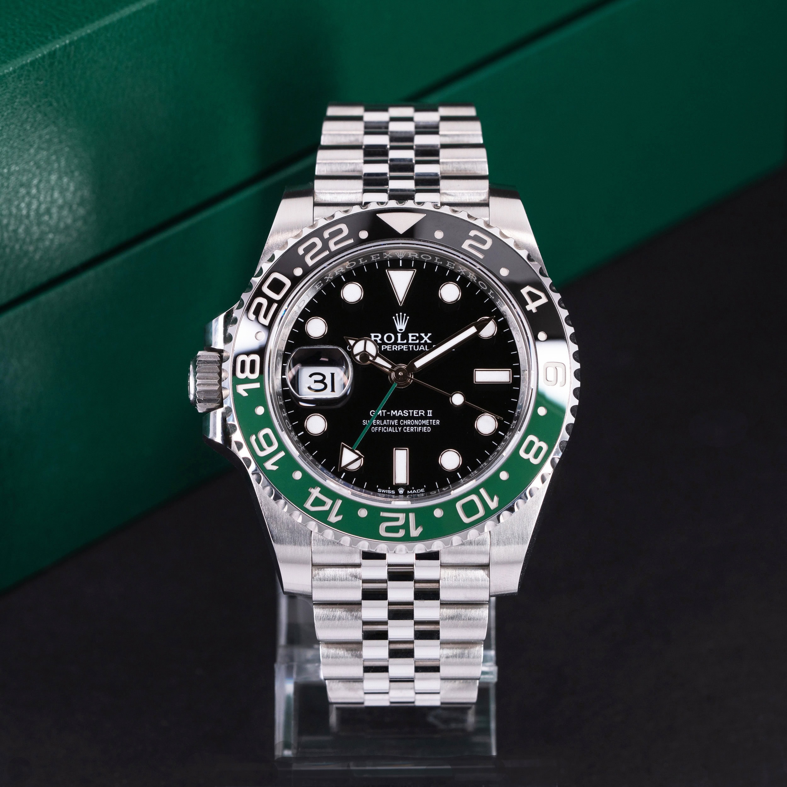 Rolex GMT-Master II "Sprite" 126720VTNR vuodelta 2024 FULL-SET
