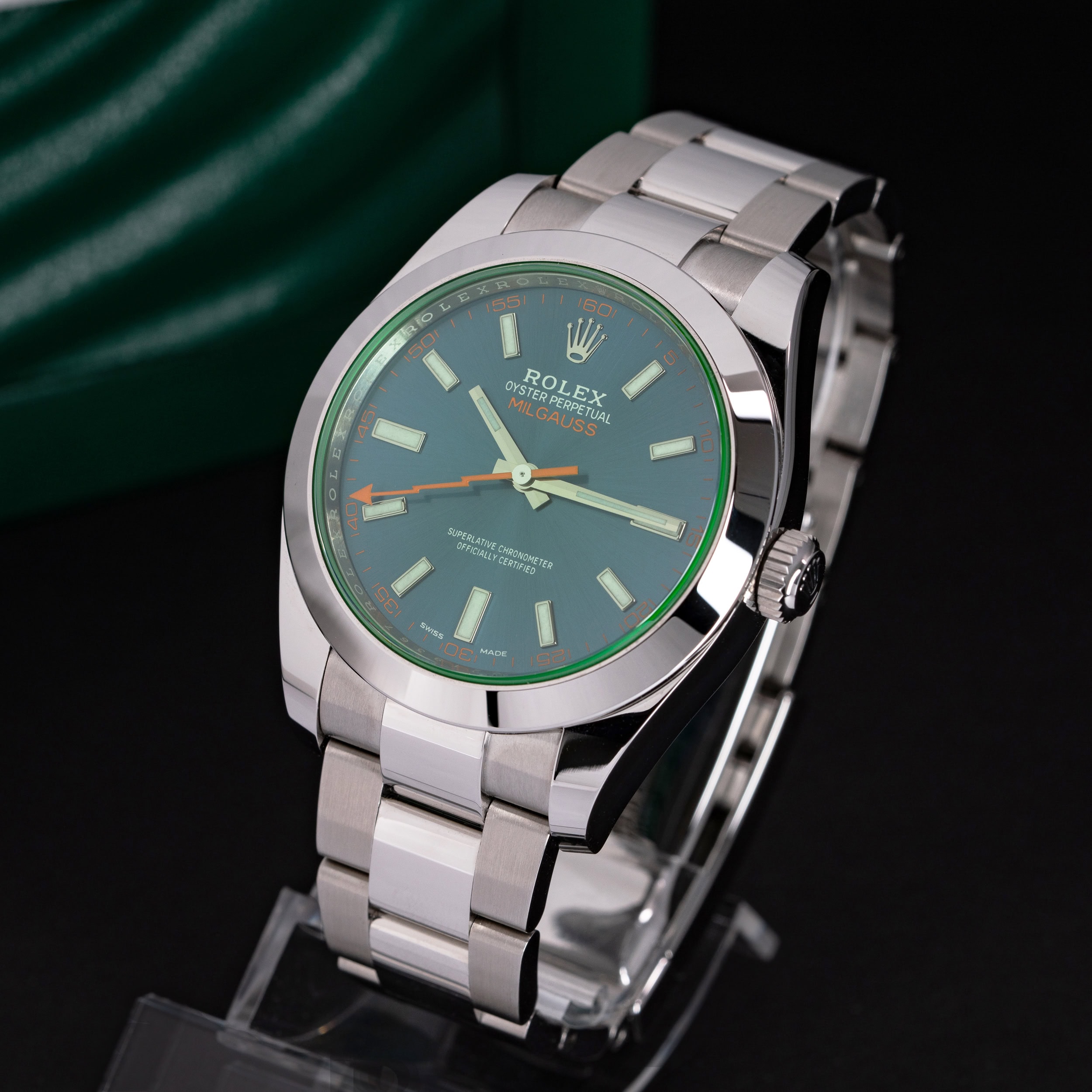 Rolex Milgauss 116400GV vuodelta 2022 FULL-SET - Image 2