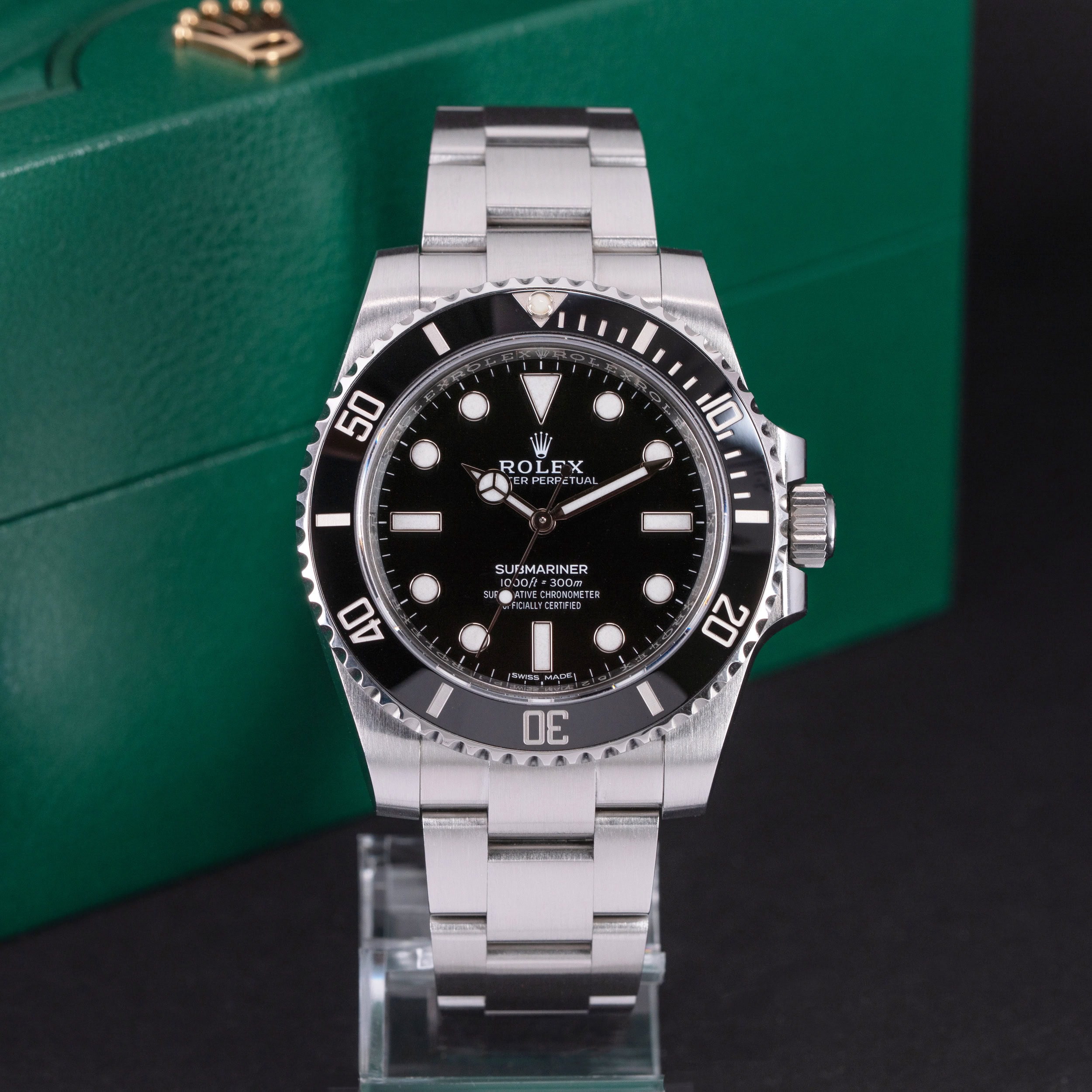 Rolex Submariner 114060 vuodelta 2018 FULL-SET