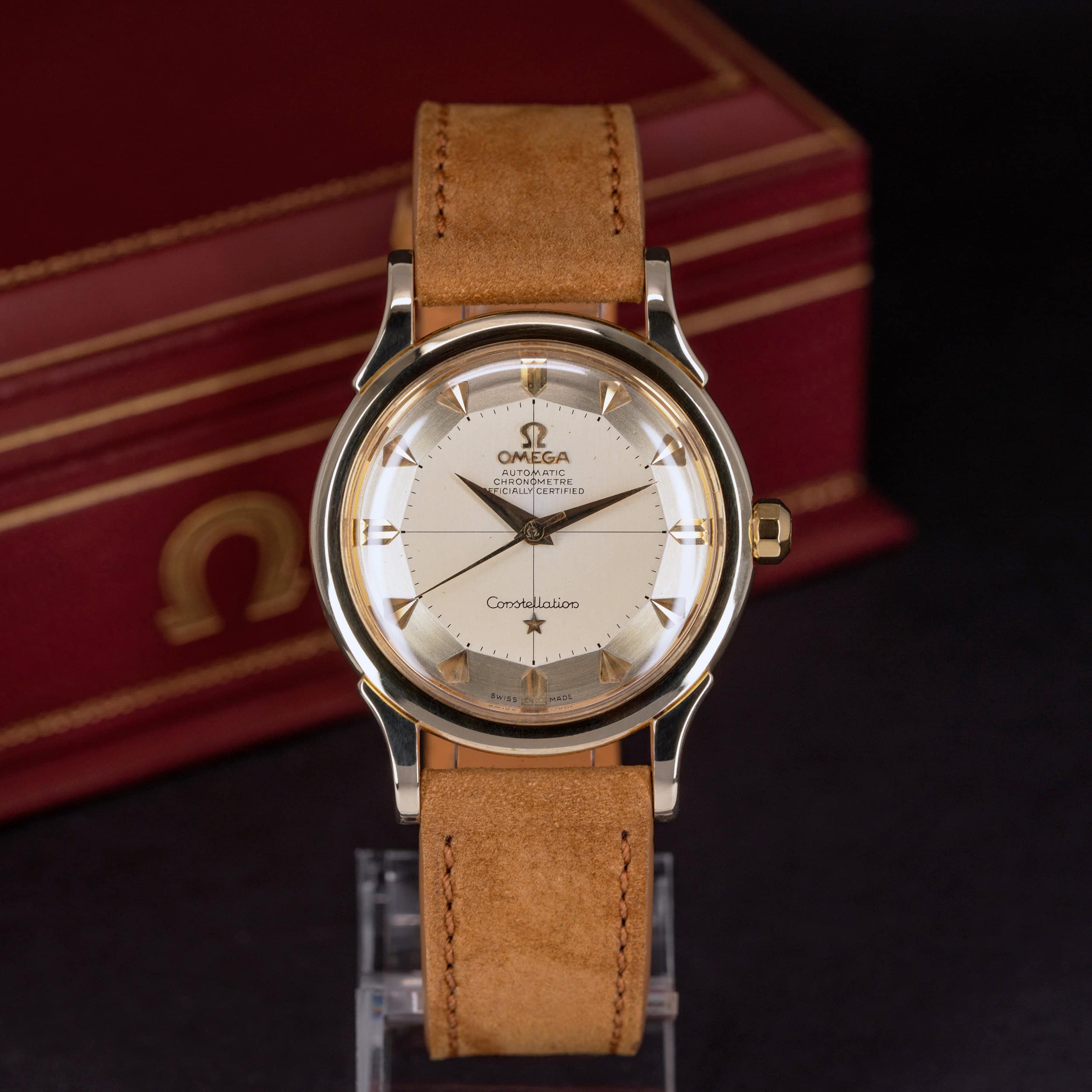 14k Omega Constellation Chronometer OT2853 vuodelta 1956