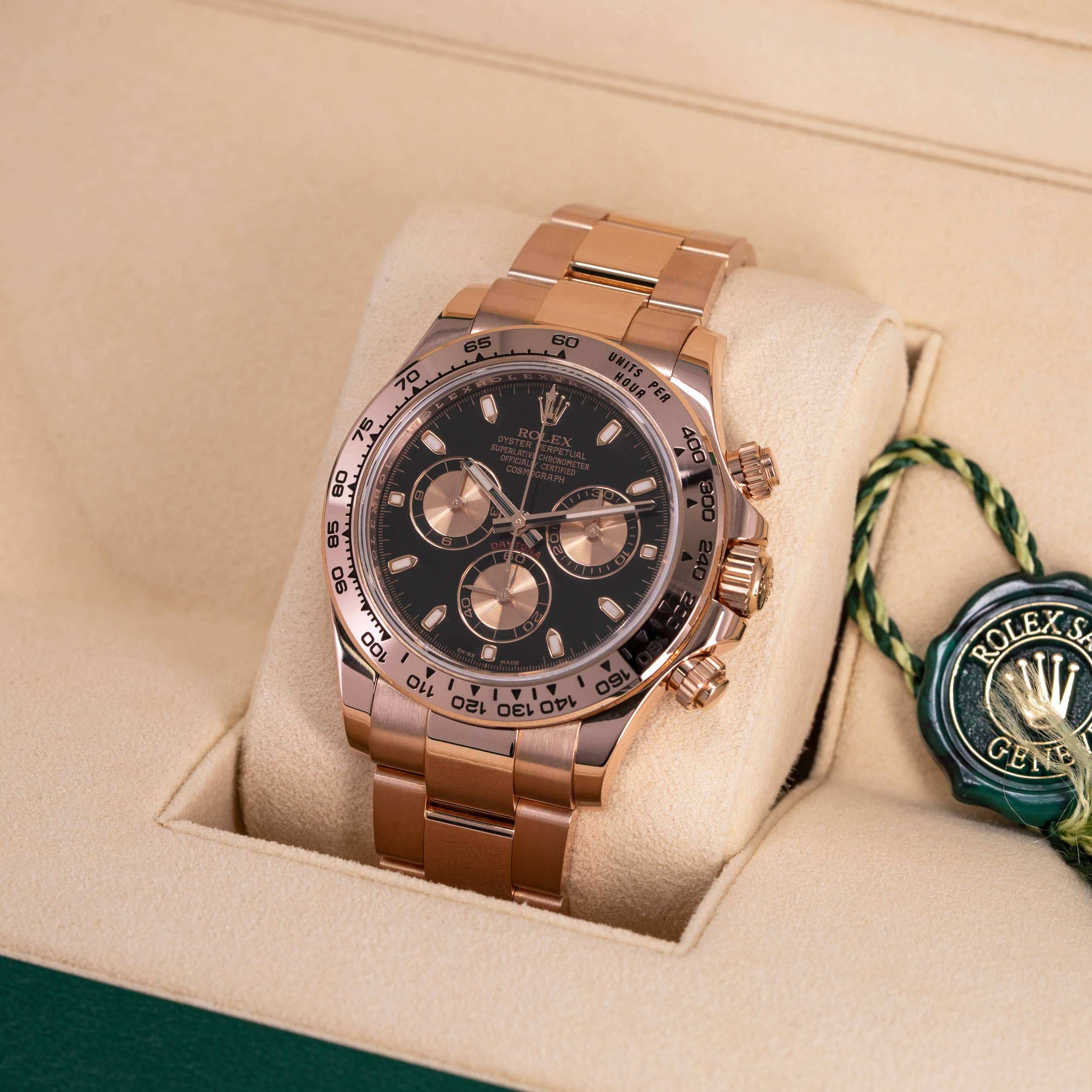 18k Rolex Everose Daytona 116505 vuodelta 2016 FULL-SET - Image 7