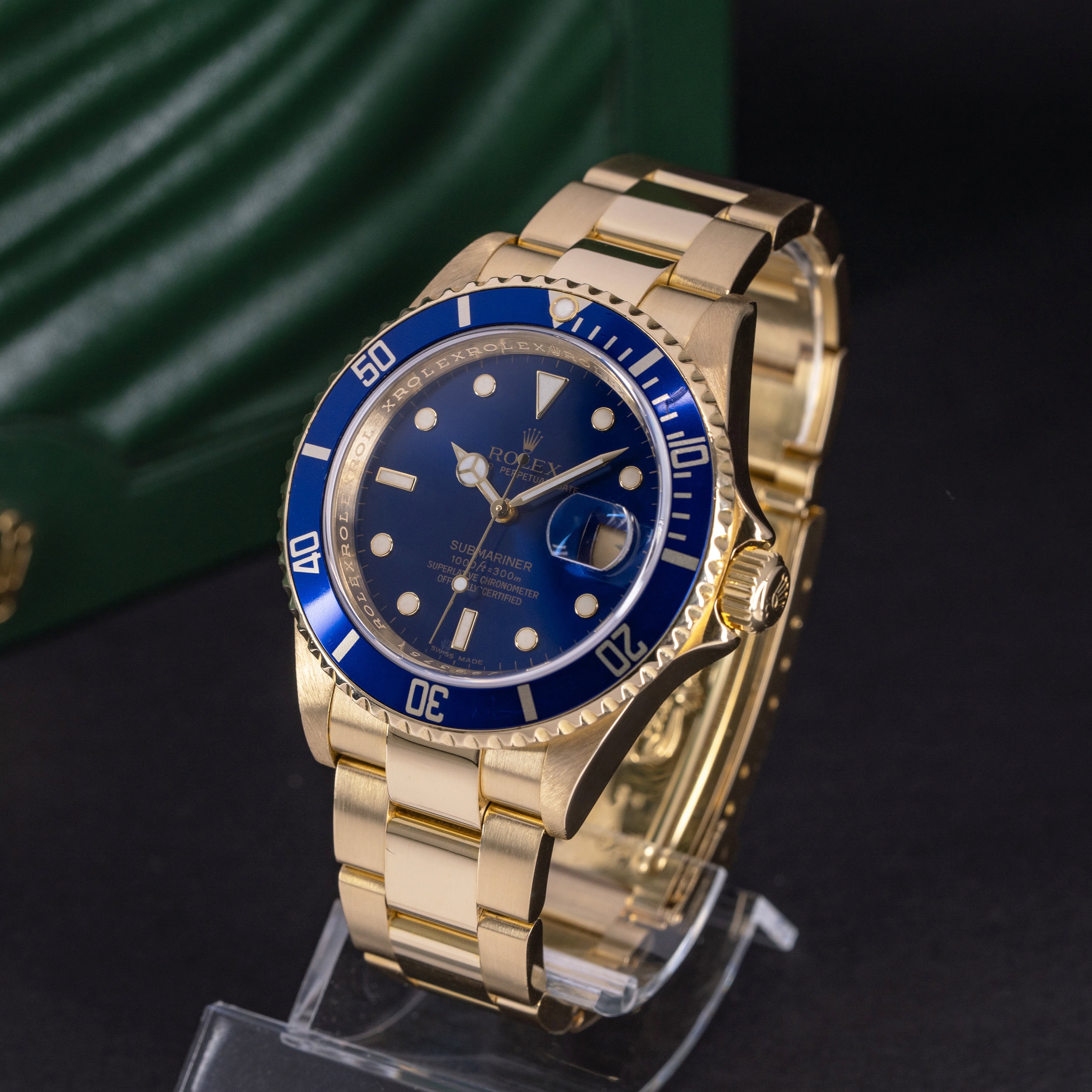 18k Rolex Submariner 16618T vuodelta 2008 FULL-SET - Image 2
