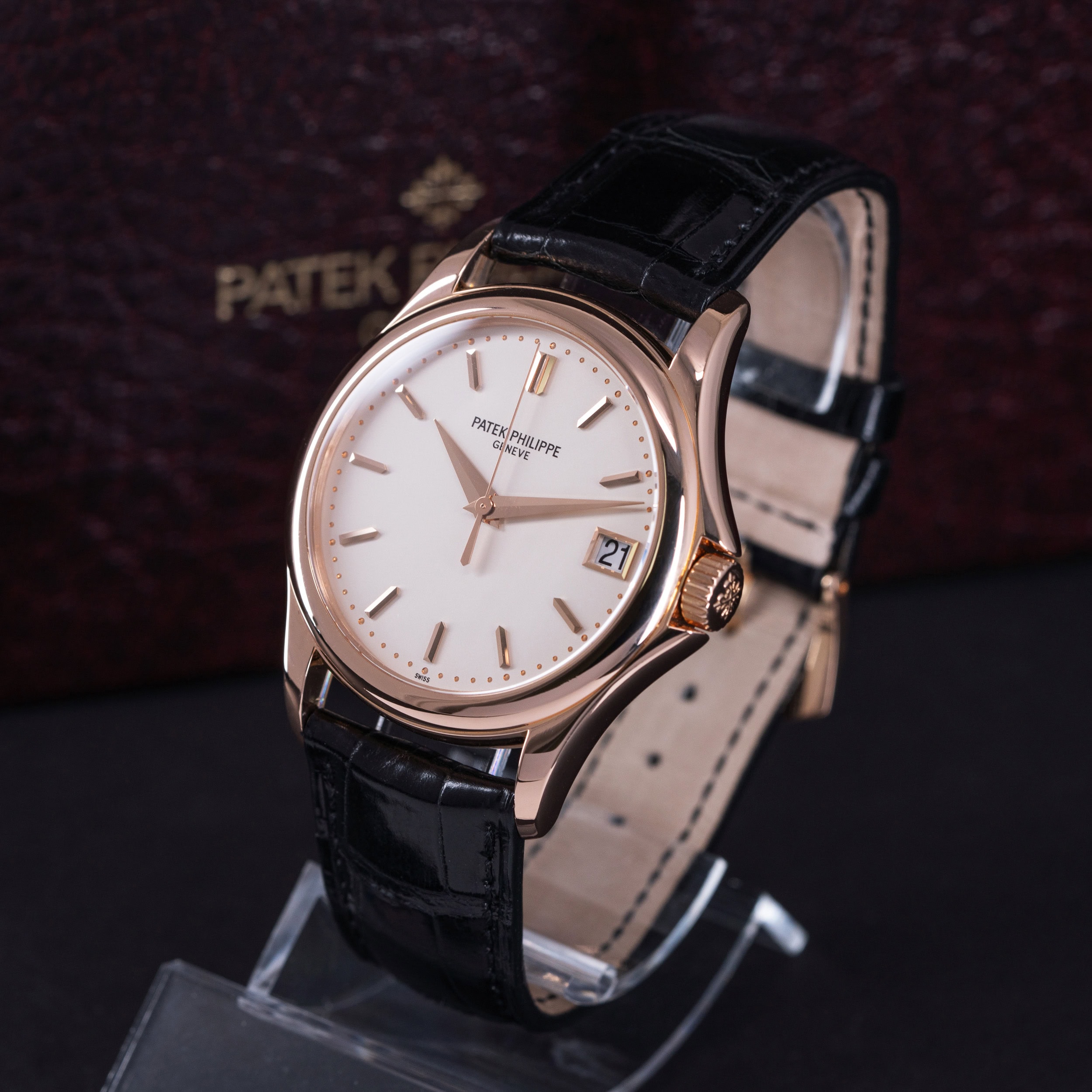 18k Patek Philippe Calatrava 5127R vuodelta 2007 FULL-SET, SUOMIKELLO - Image 3
