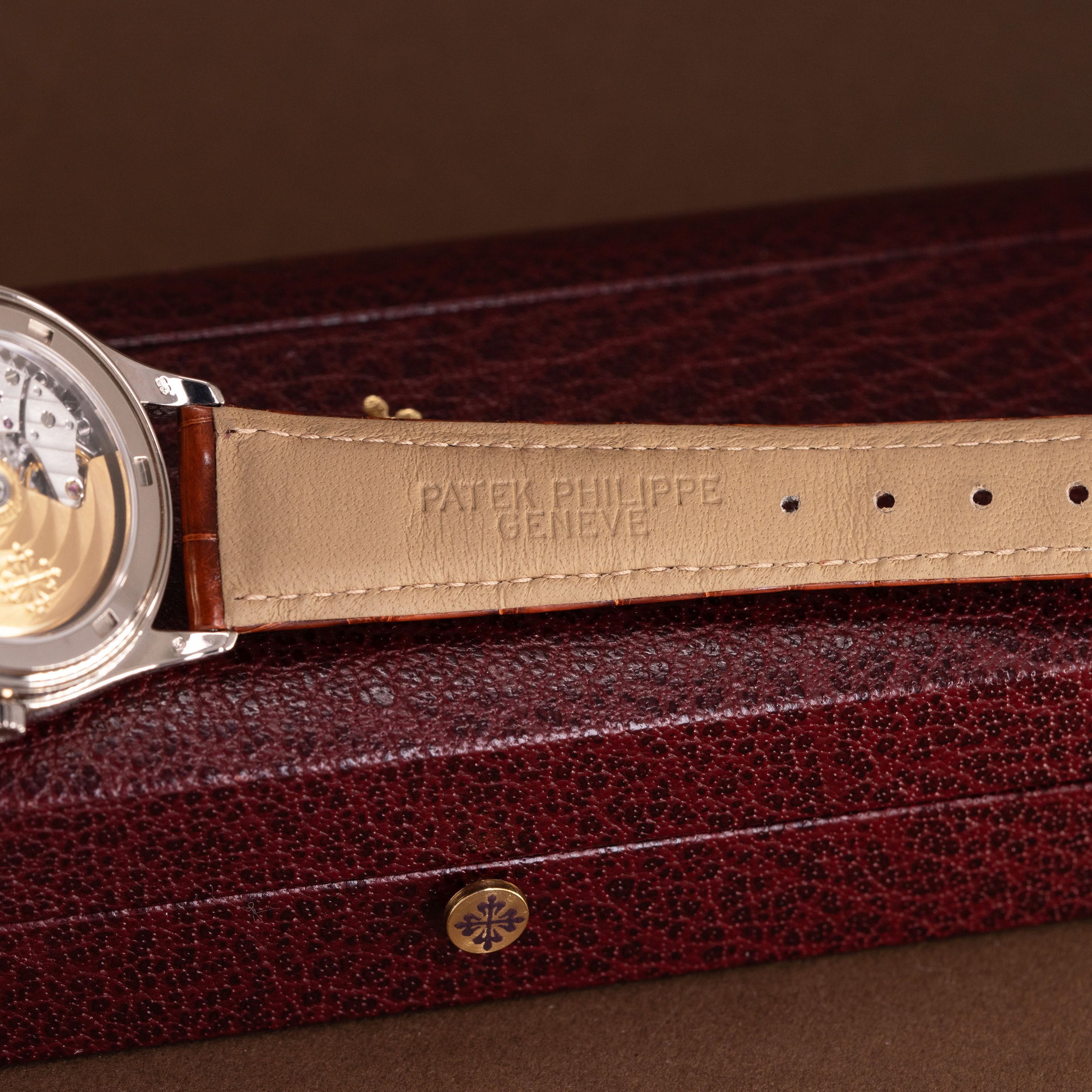 18k Patek Philippe Annual Calendar Salmon 5035G vuodelta 1998, FULL-SET - Image 8