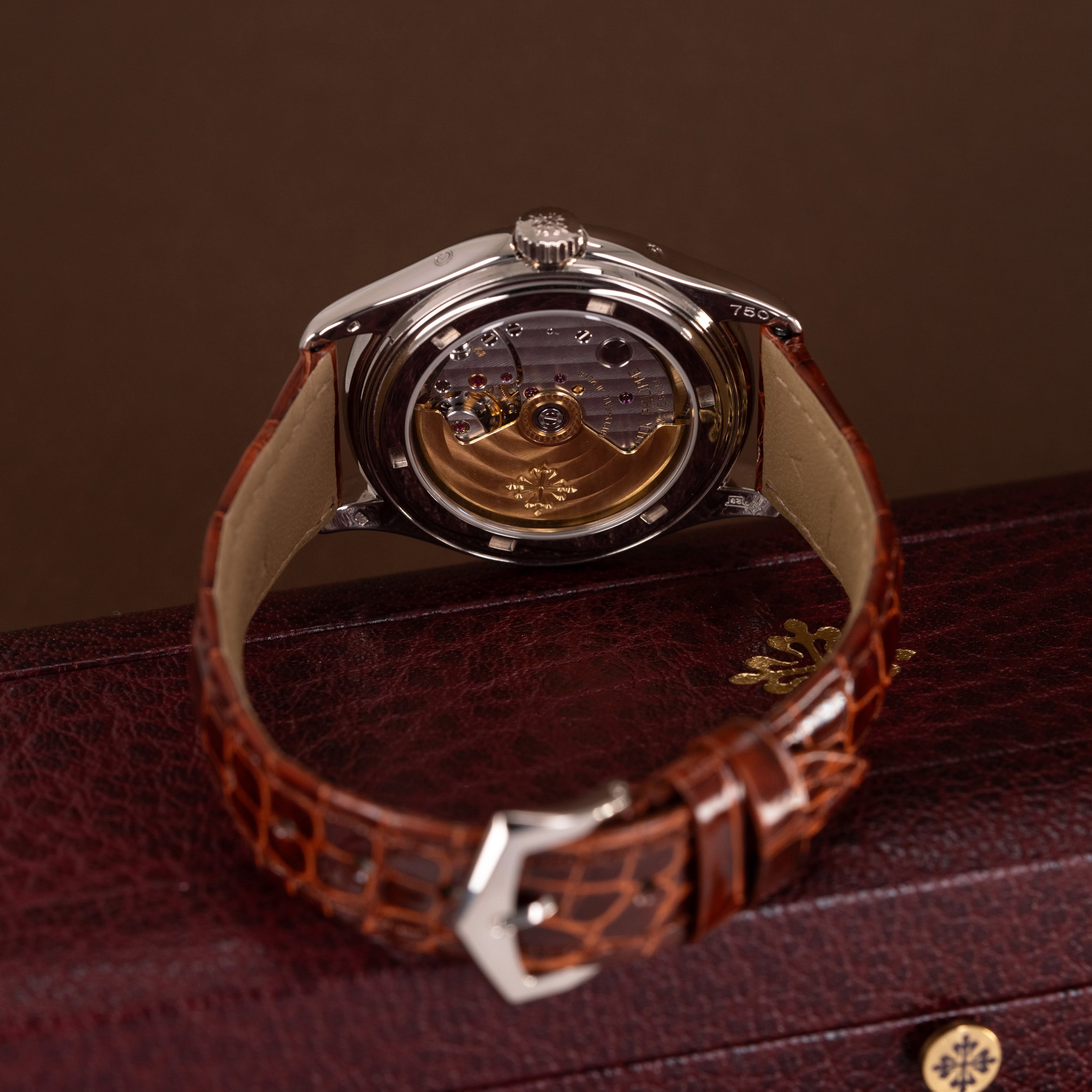 18k Patek Philippe Annual Calendar Salmon 5035G vuodelta 1998, FULL-SET - Image 7