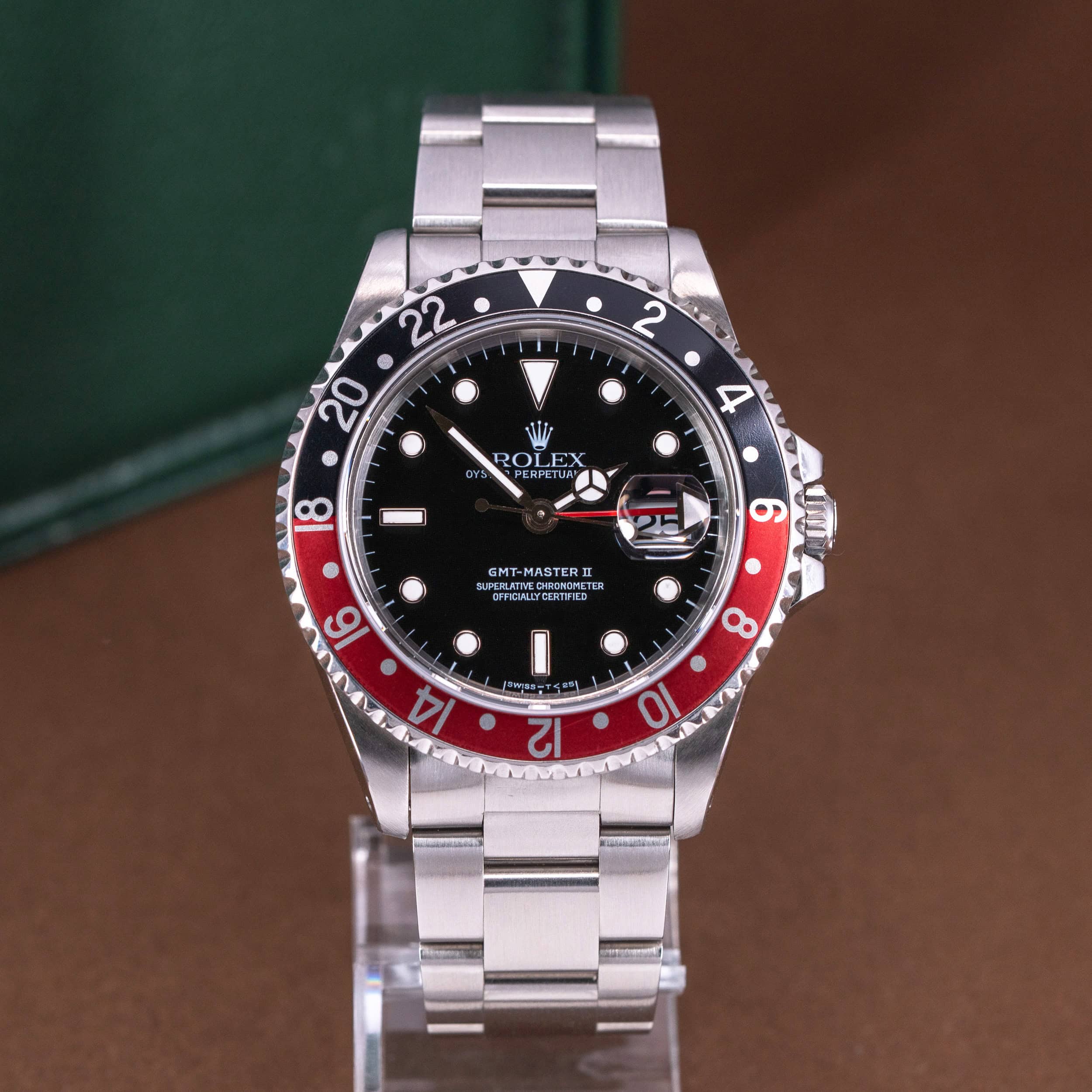 Rolex GMT-Master II 16710 "Coke" vuodelta 1996 FULL-SET