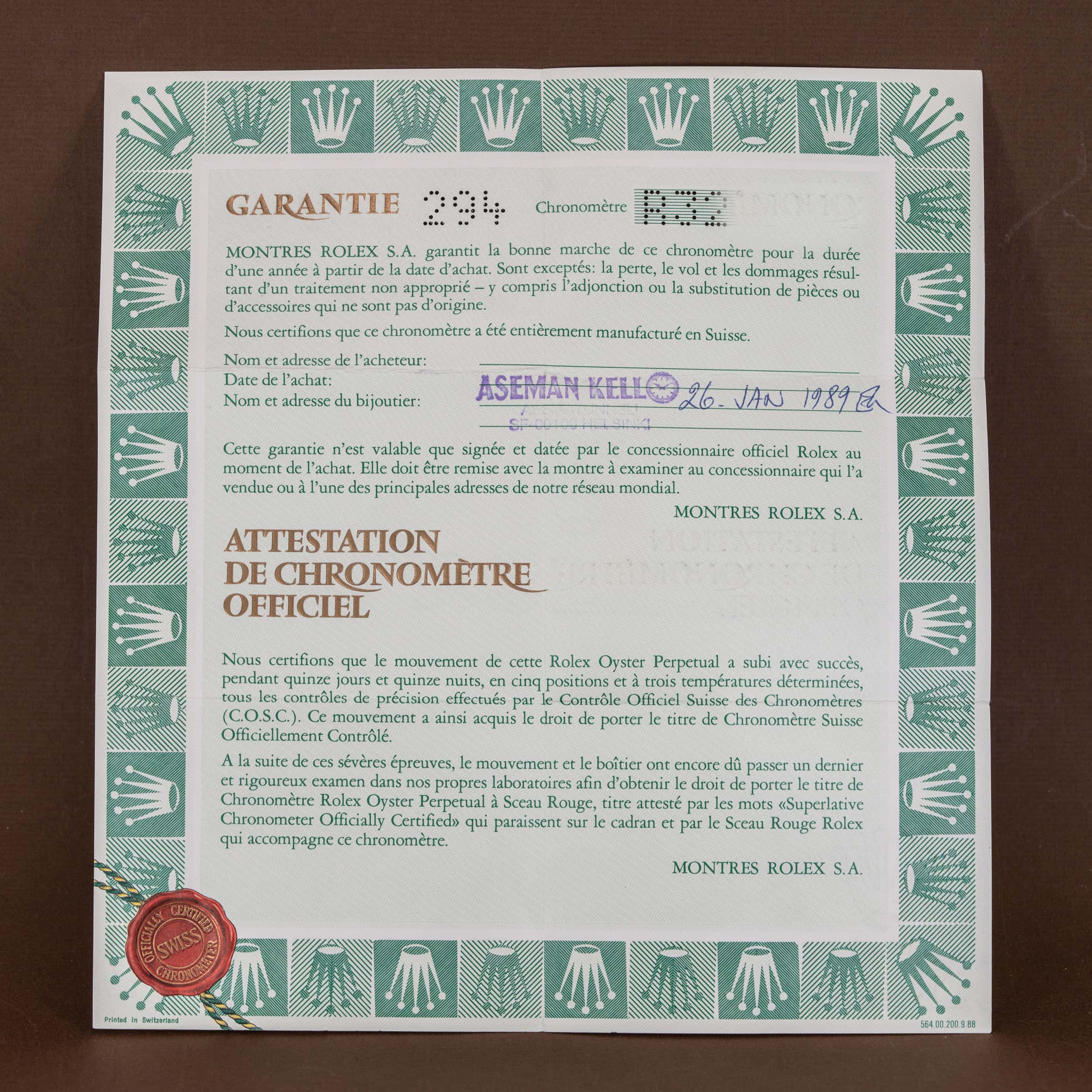 18k Rolex Lady Datejust Diamond FULL-SET - Image 7