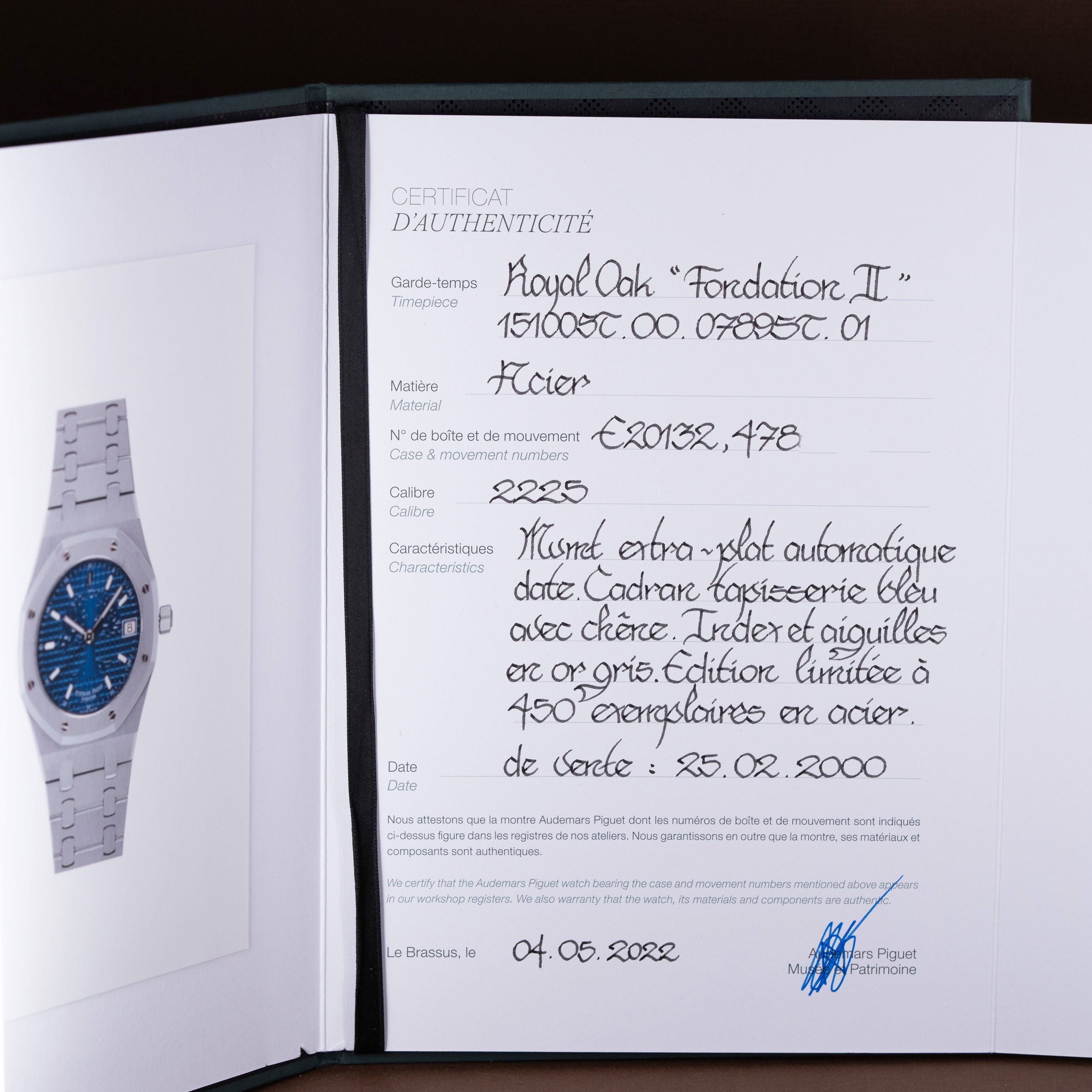 Audemars Piguet Royal Oak Foundation 15100ST vuodelta 2000 - Image 9