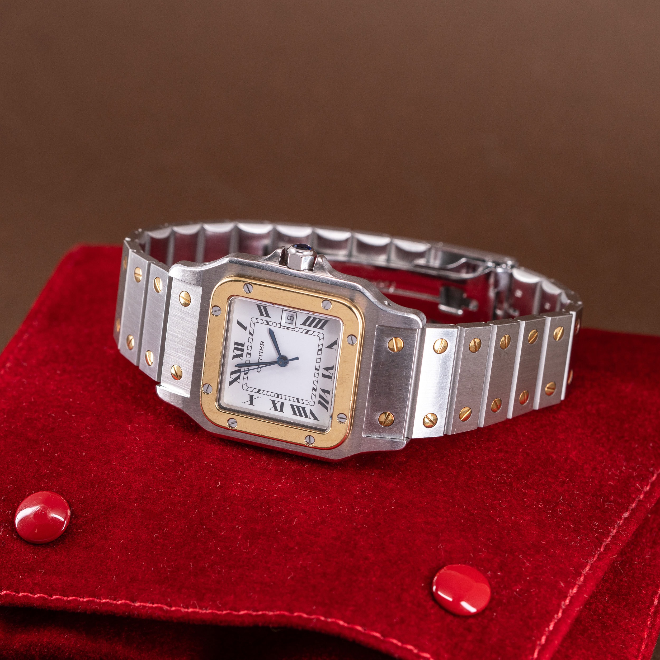 Cartier Santos Carrée ref.2961 1980-luvulta - Image 5