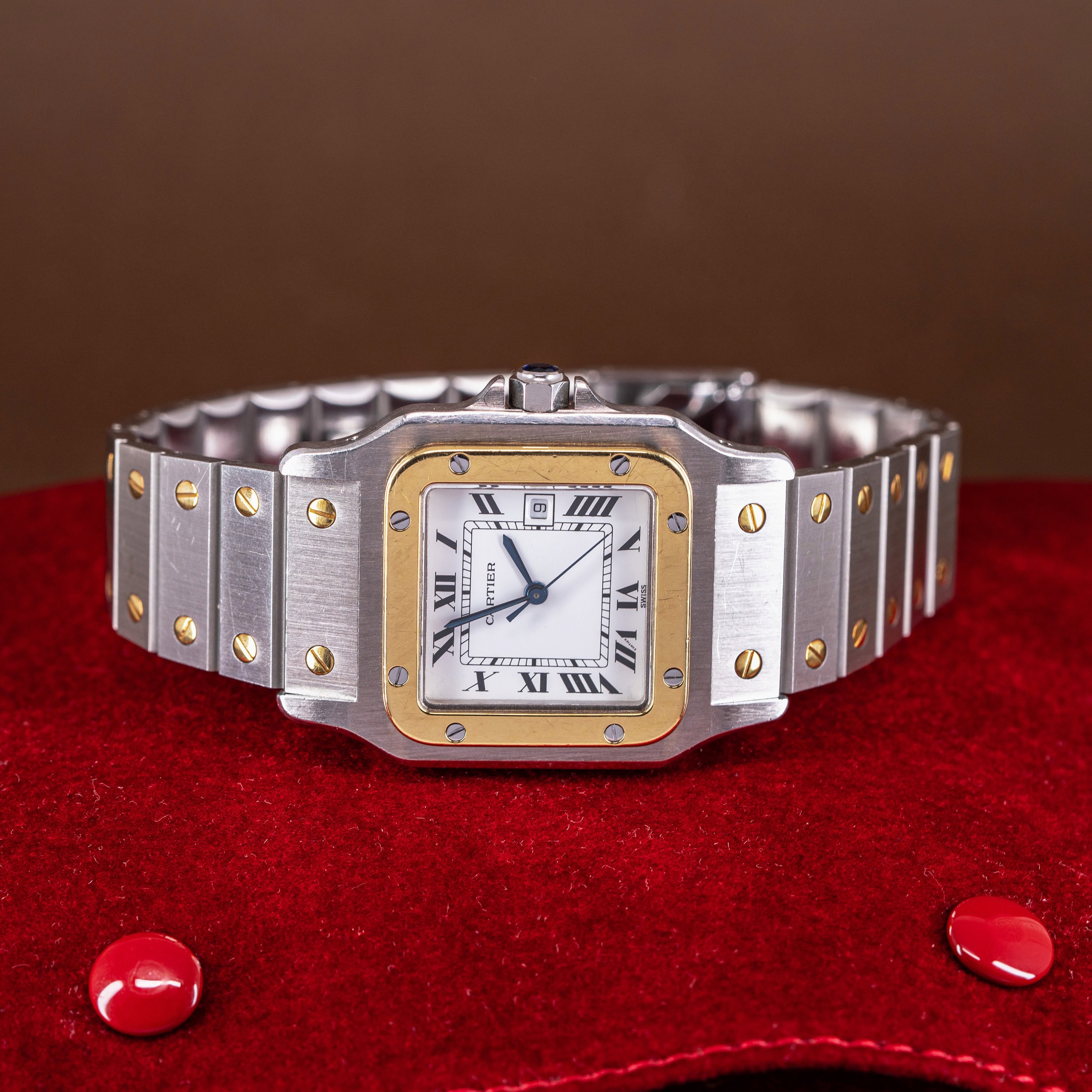 Cartier Santos Carrée ref.2961 1980-luvulta - Image 4