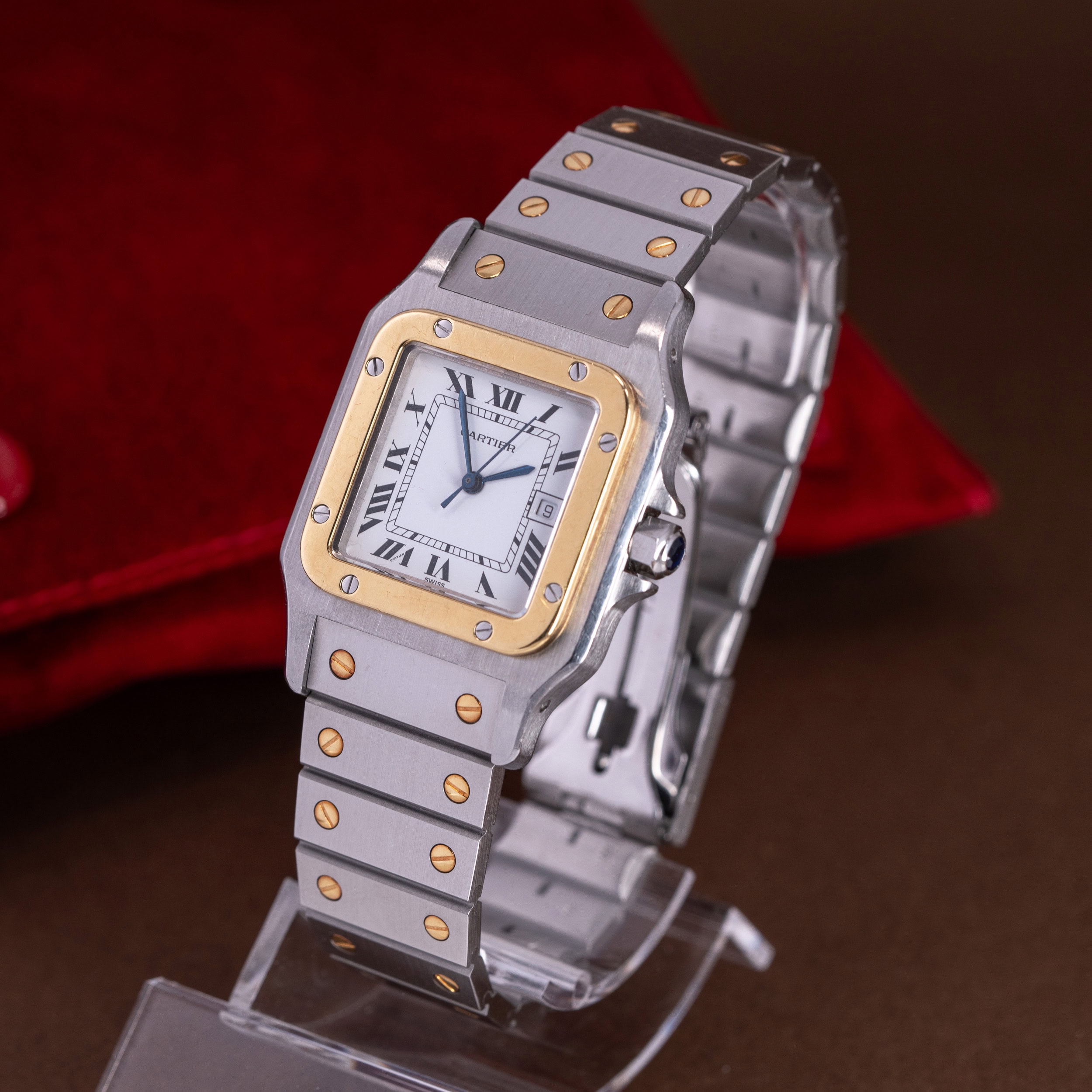 Cartier Santos Carrée ref.2961 1980-luvulta - Image 2