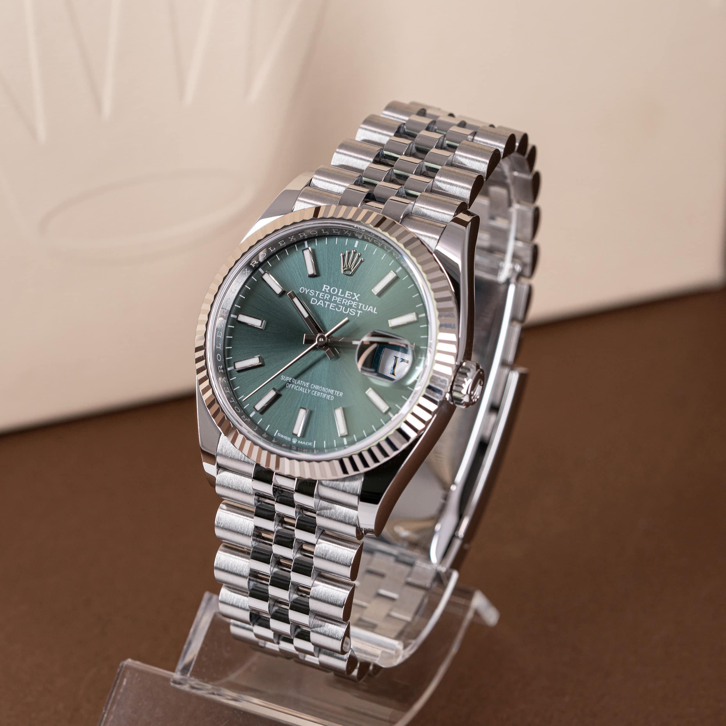 Rolex Datejust 36 126234 Mint-Green vuodelta 2023 - Image 2