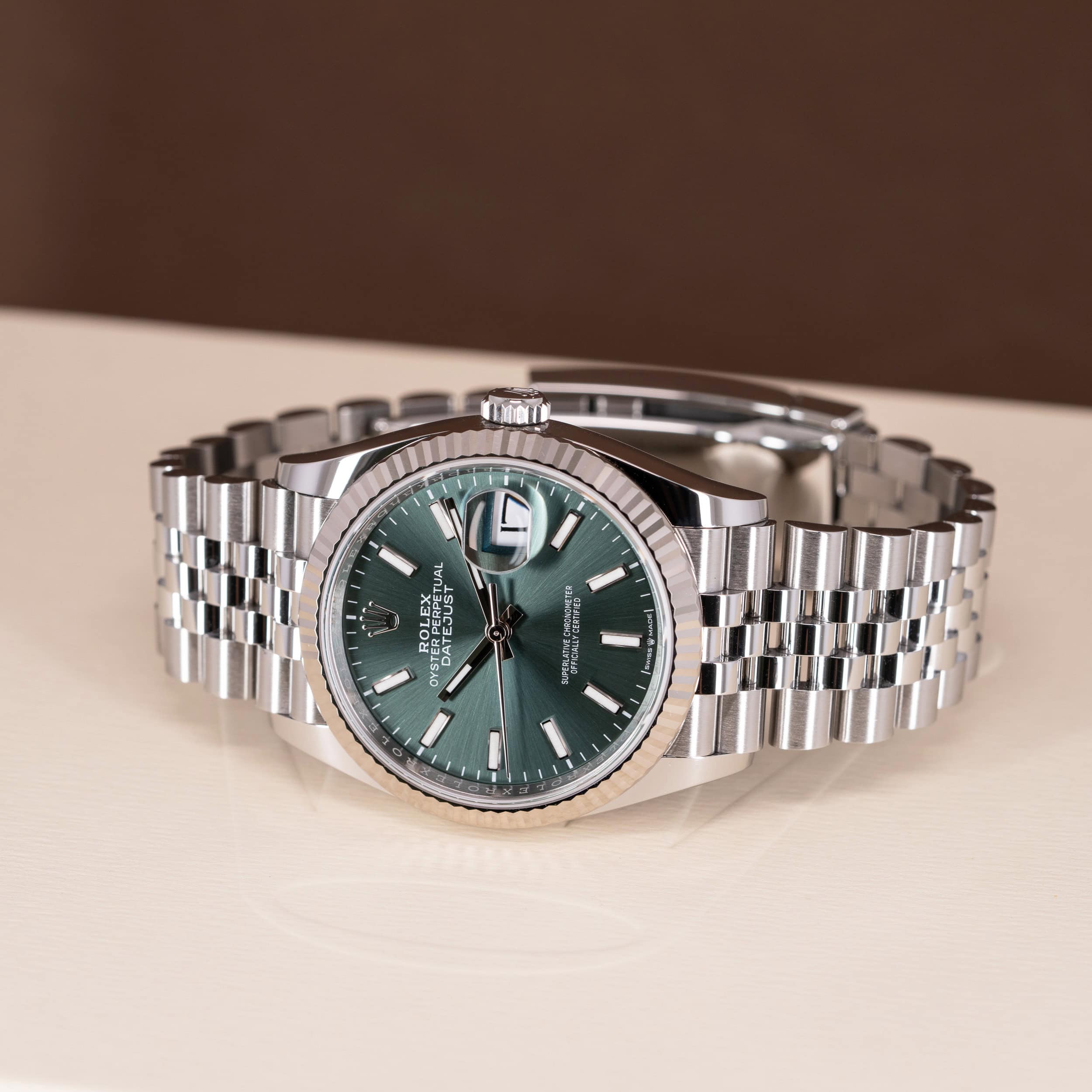 Rolex Datejust 36 126234 Mint-Green vuodelta 2023 - Image 3