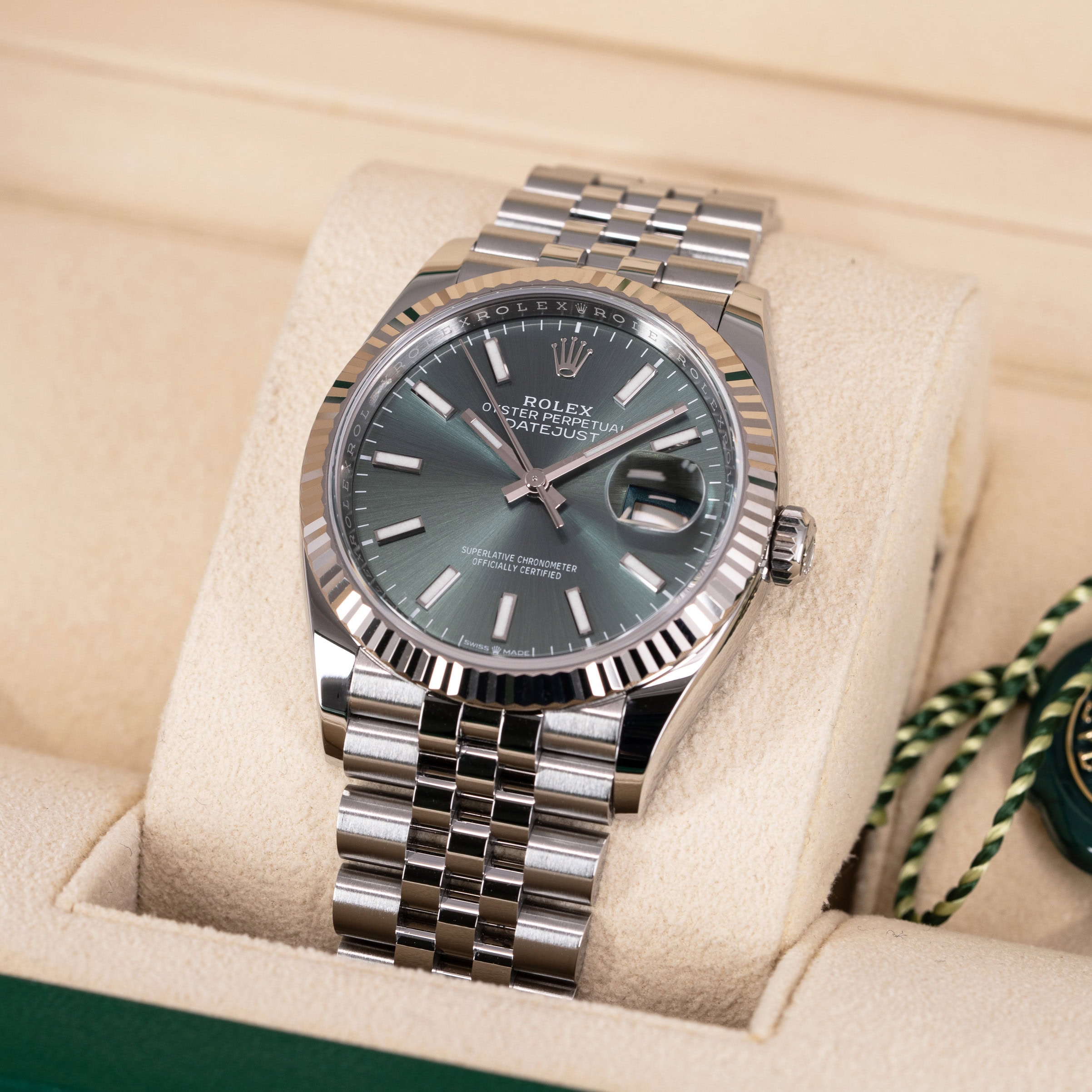 Rolex Datejust 36 126234 Mint-Green vuodelta 2023 - Image 5