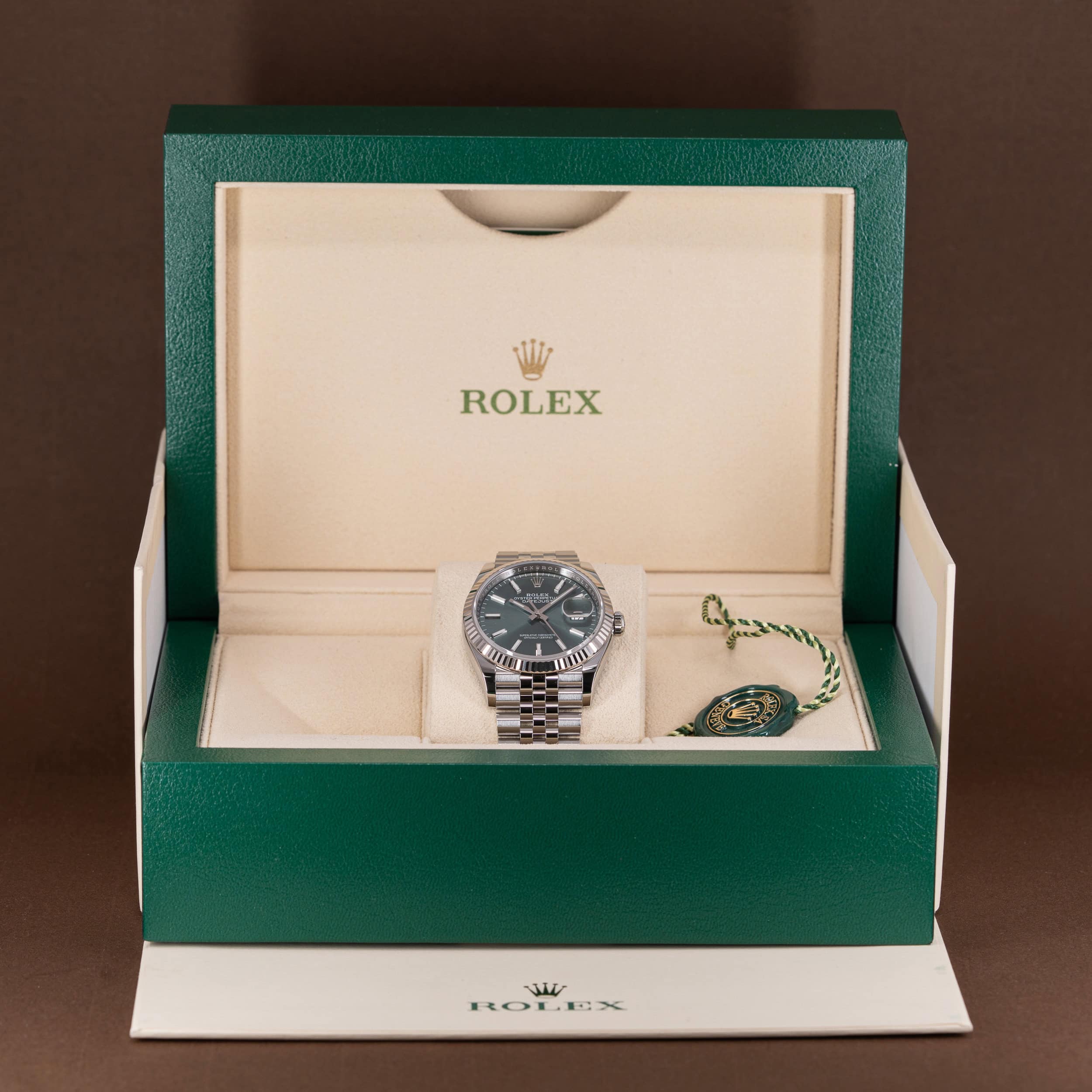 Rolex Datejust 36 126234 Mint-Green vuodelta 2023 - Image 6