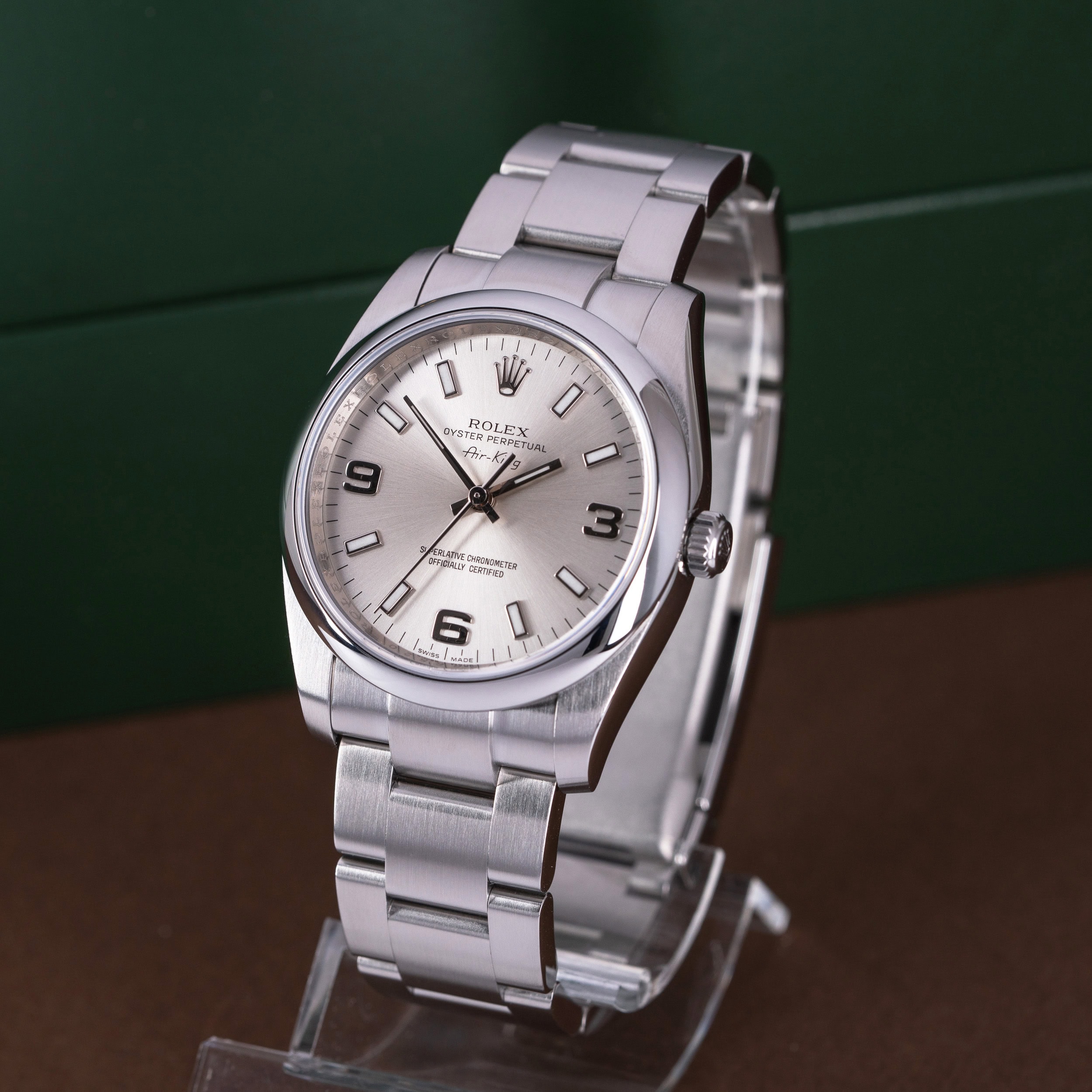 Rolex OP Air-King 34 114200 vuodelta 2010 FULL-SET - Image 2