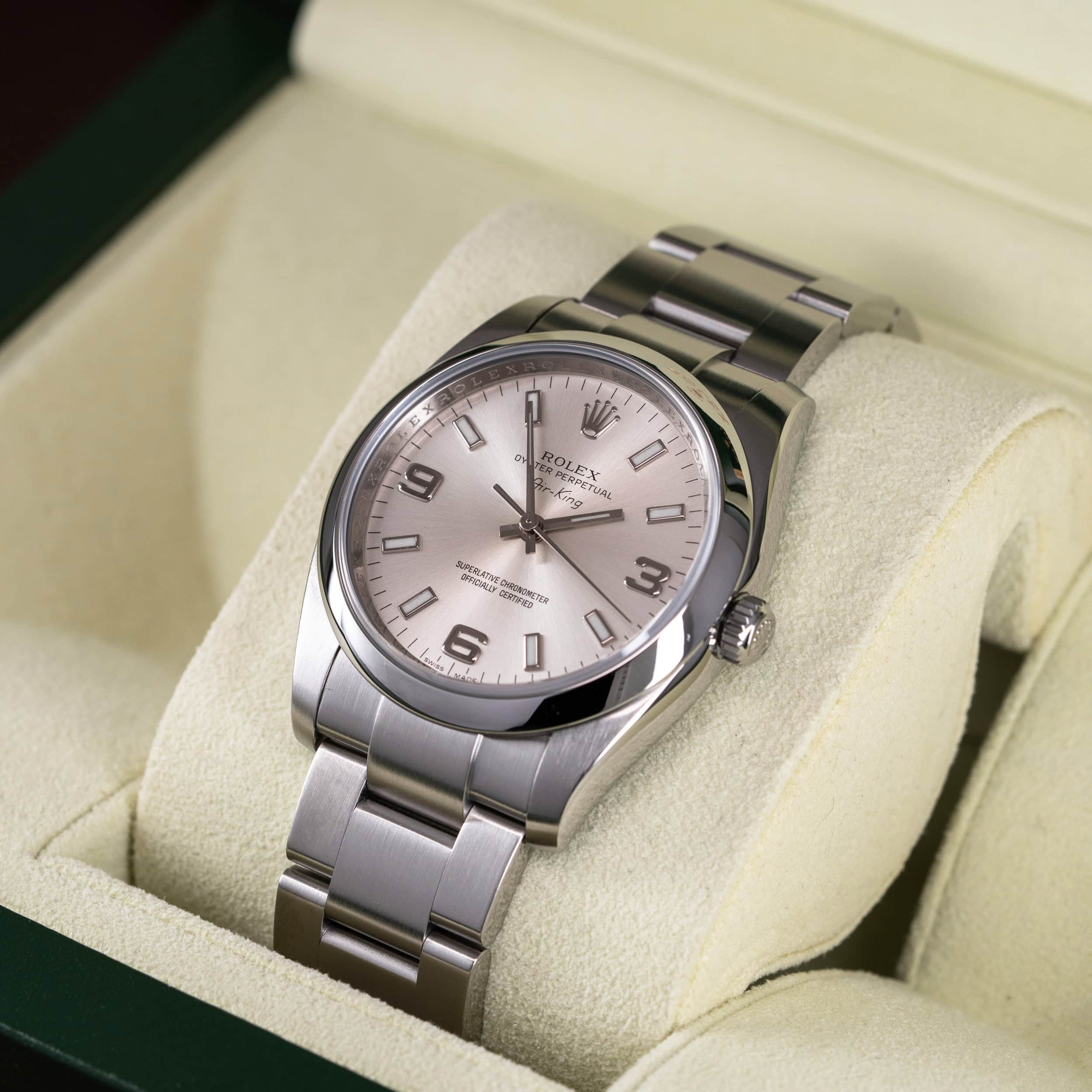 Rolex OP Air-King 34 114200 vuodelta 2010 FULL-SET - Image 7