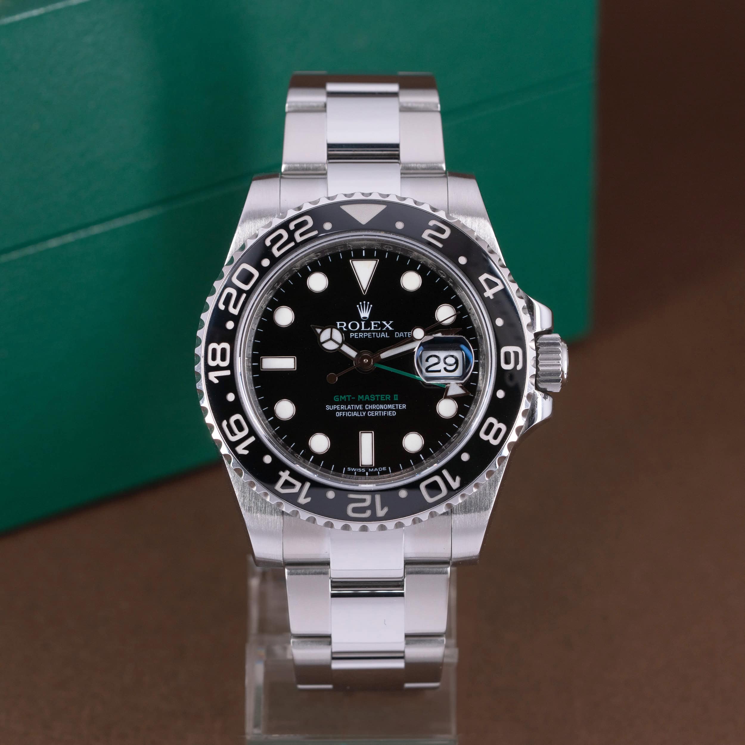 Rolex GMT-Master II 116710LN vuodelta 2008