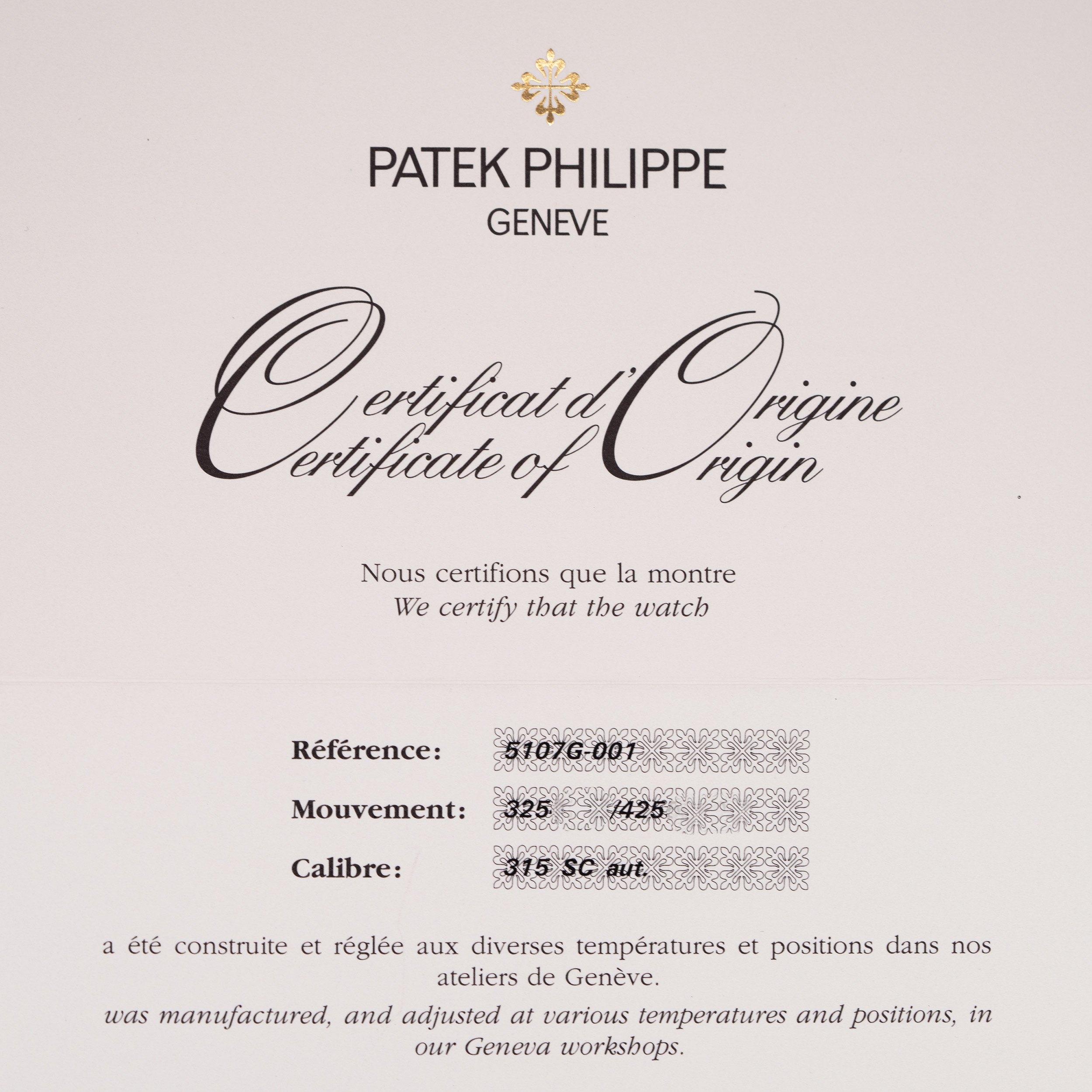 18k Patek Philippe Calatrava 5107G vuodelta 2006 FULL-SET, SUOMIKELLO - Image 8