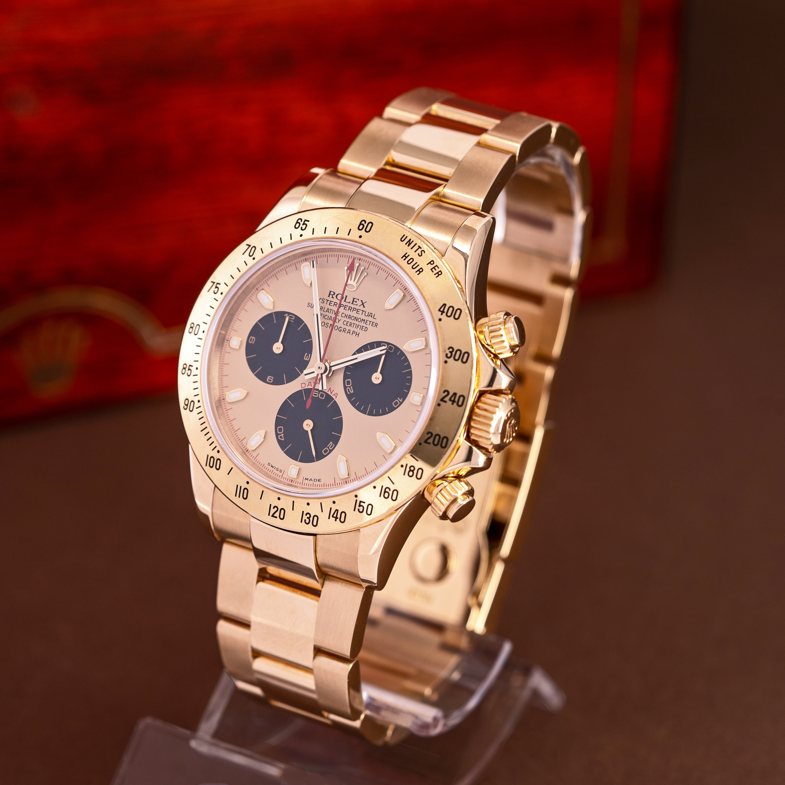 18k Rolex Cosmograph Daytona Paul Newman Mika Salo vuodelta 2001 FULL-SET - Image 2