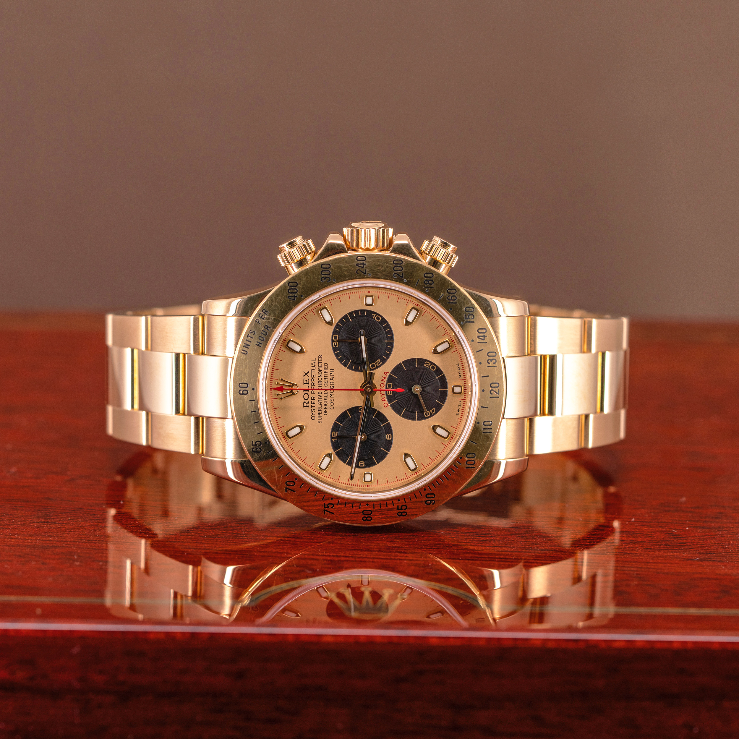 18k Rolex Cosmograph Daytona Paul Newman Mika Salo vuodelta 2001 FULL-SET - Image 3