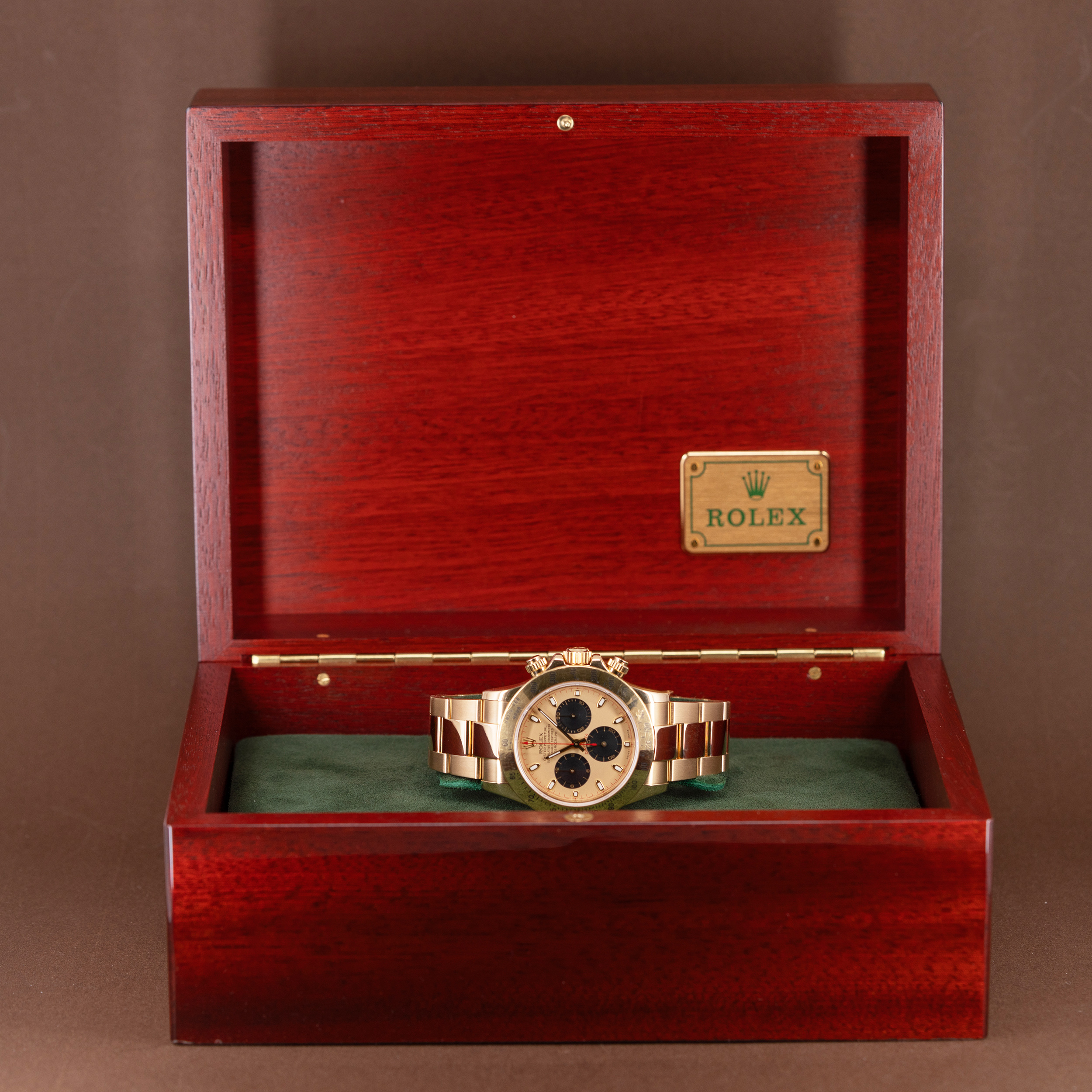 18k Rolex Cosmograph Daytona Paul Newman Mika Salo vuodelta 2001 FULL-SET - Image 5
